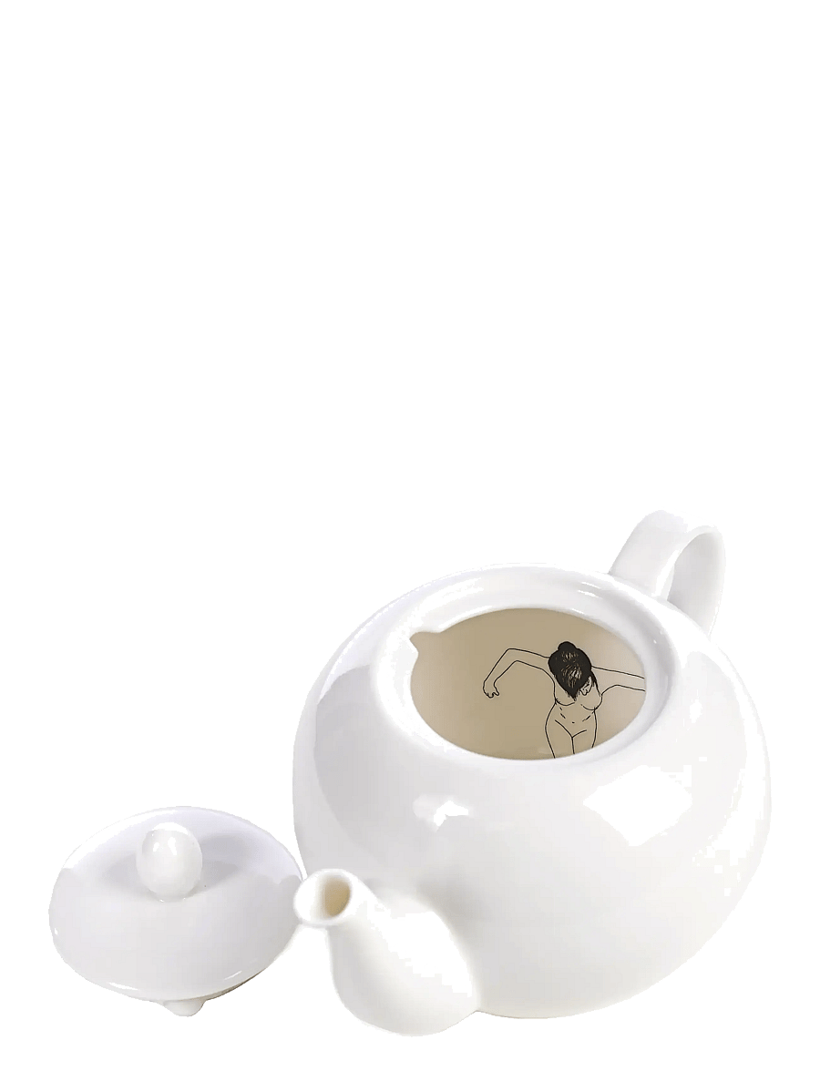 POLSPOTTEN - Undressed teapot - teekannen - white - 1