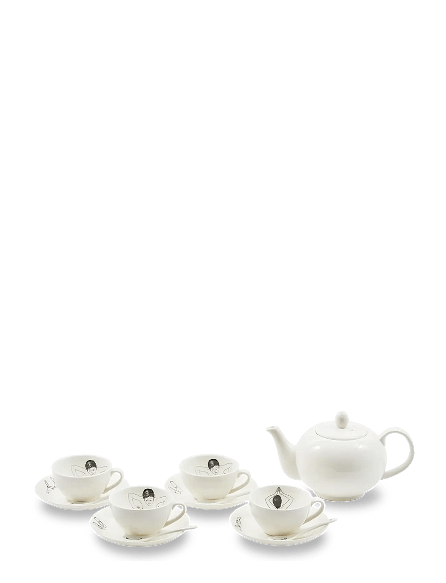 POLSPOTTEN - Undressed teapot - teekannen - white - 2