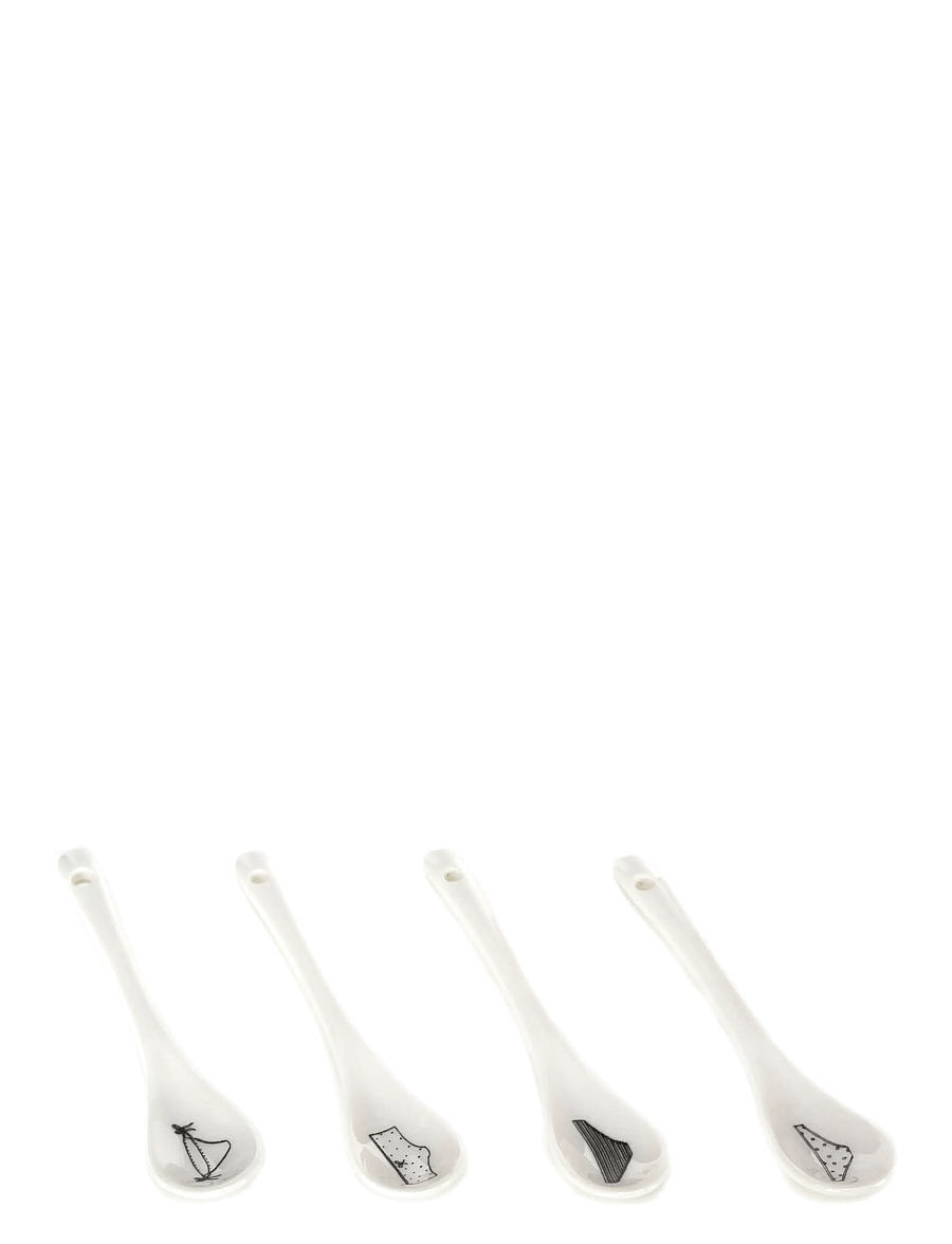POLSPOTTEN - Undressed teaset set 4 - white - 2
