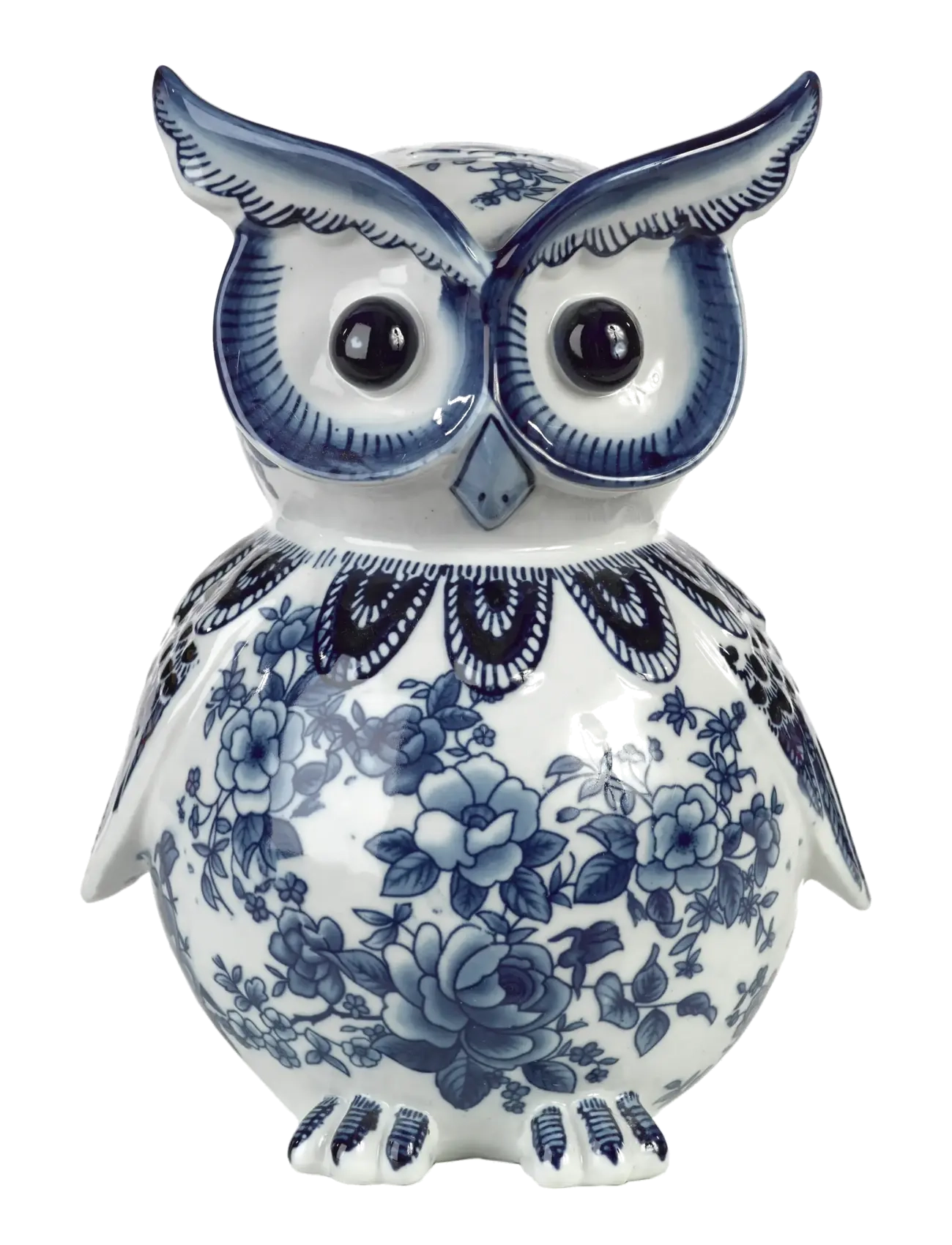 POLSPOTTEN Piggy bank owl - Julegaver - DARK BLUE / blue