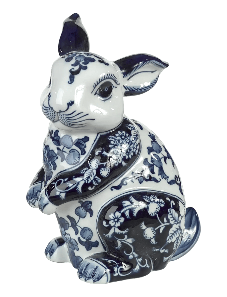 POLSPOTTEN - Piggy bank rabbit - dark blue - 1