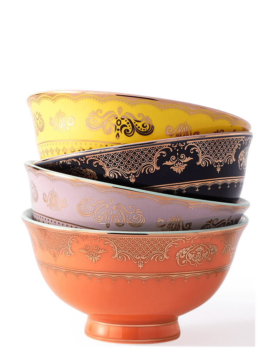 POLSPOTTEN - bowl grandpa S set 4 - multi-colour - 2