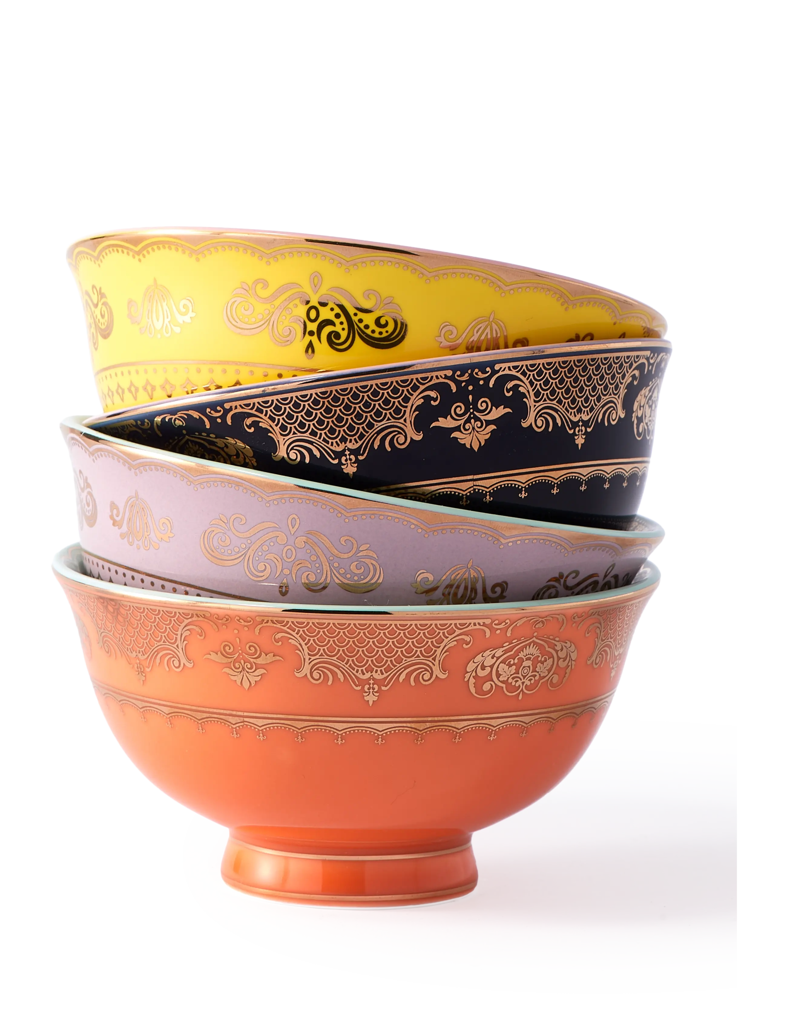 POLSPOTTEN - bowl grandpa S set 4 - hommikusöögikausid - multi-colour - 2