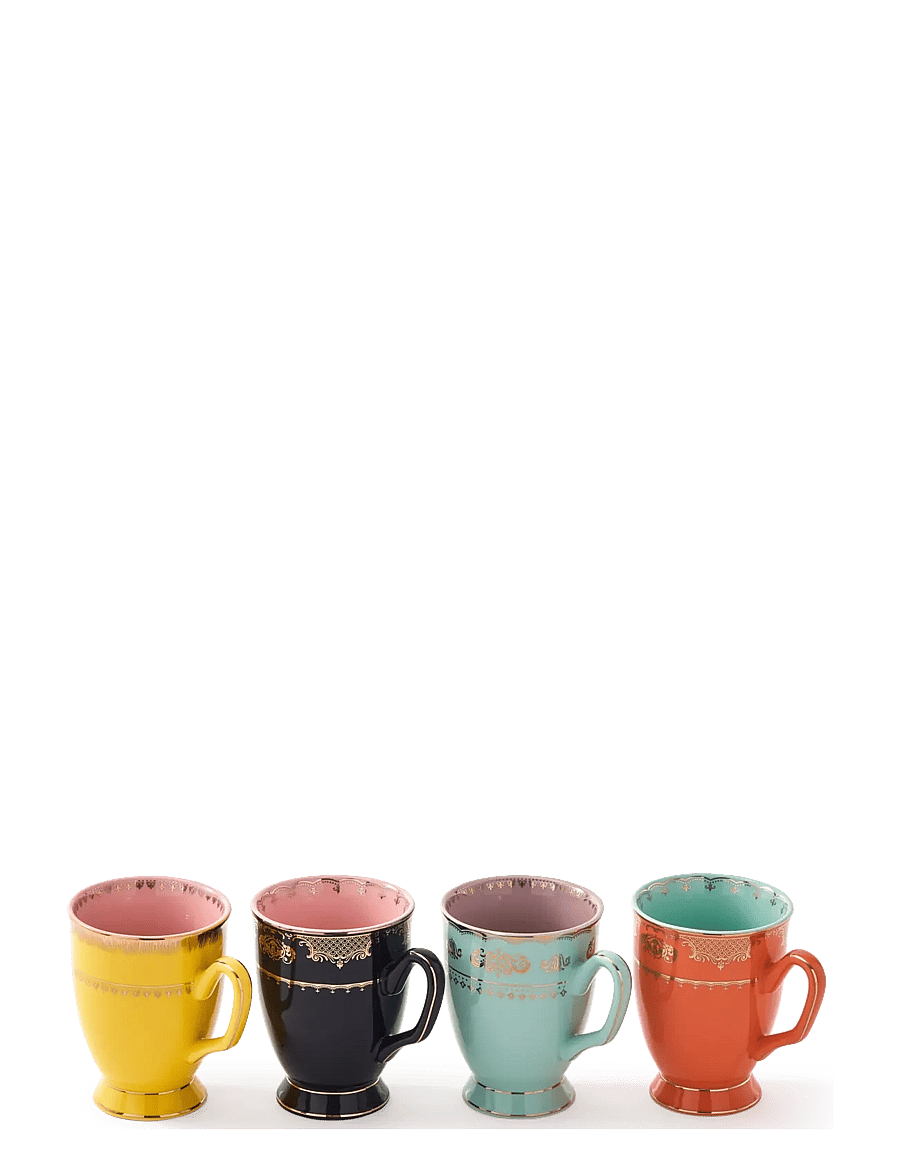 POLSPOTTEN - mug grandpa set 4 - multi-colour - 1