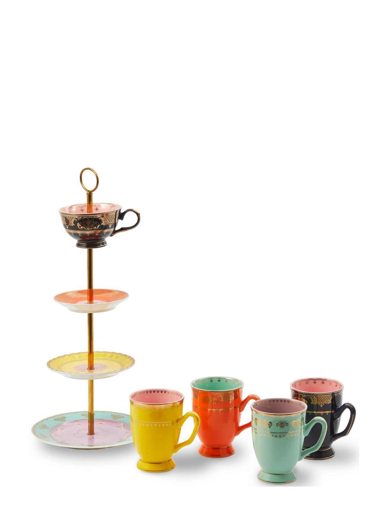 POLSPOTTEN - mug grandpa set 4 - multi-colour - 4