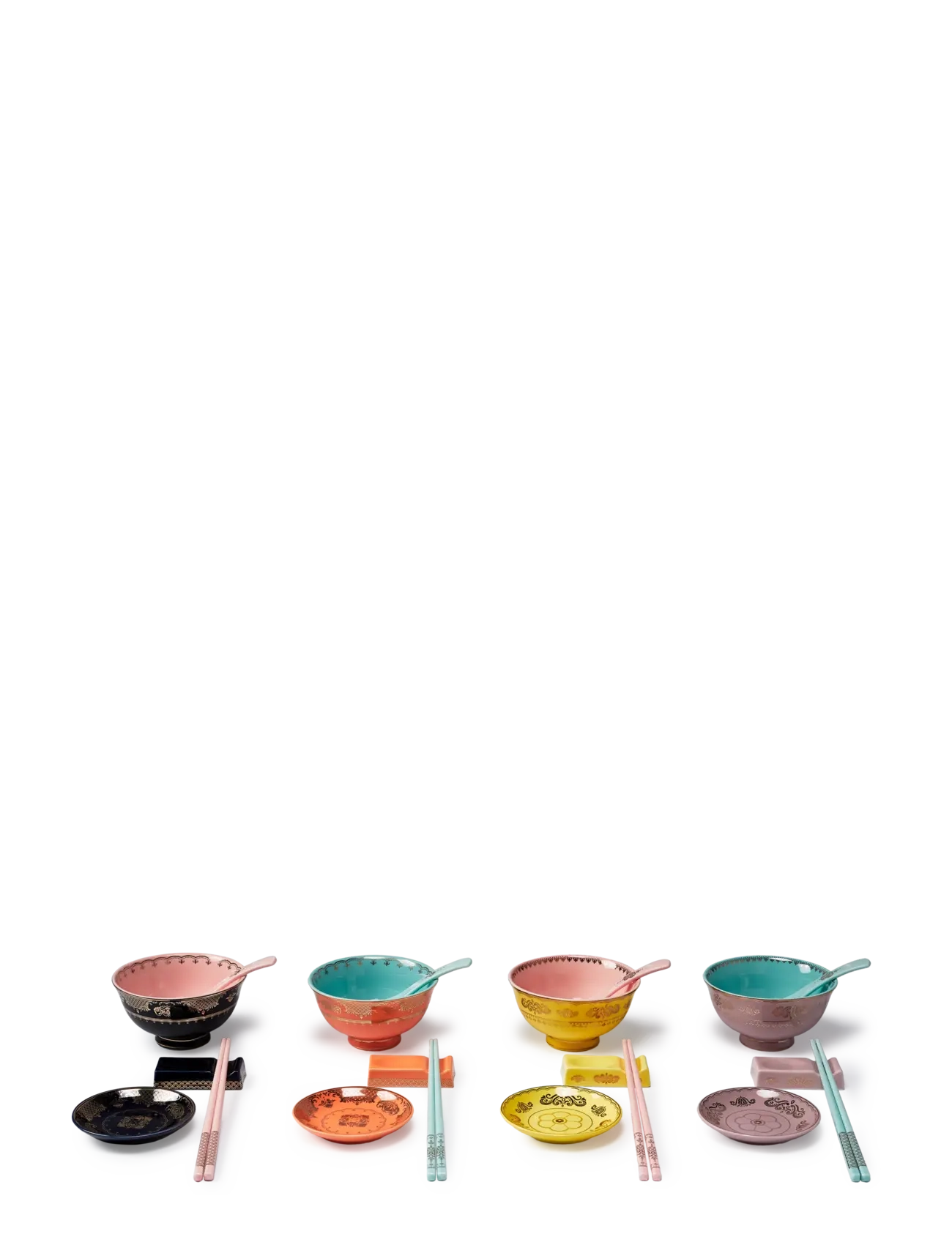 POLSPOTTEN Asian grandpa set 4 - Pakkumised - MULTI-COLOUR / multi