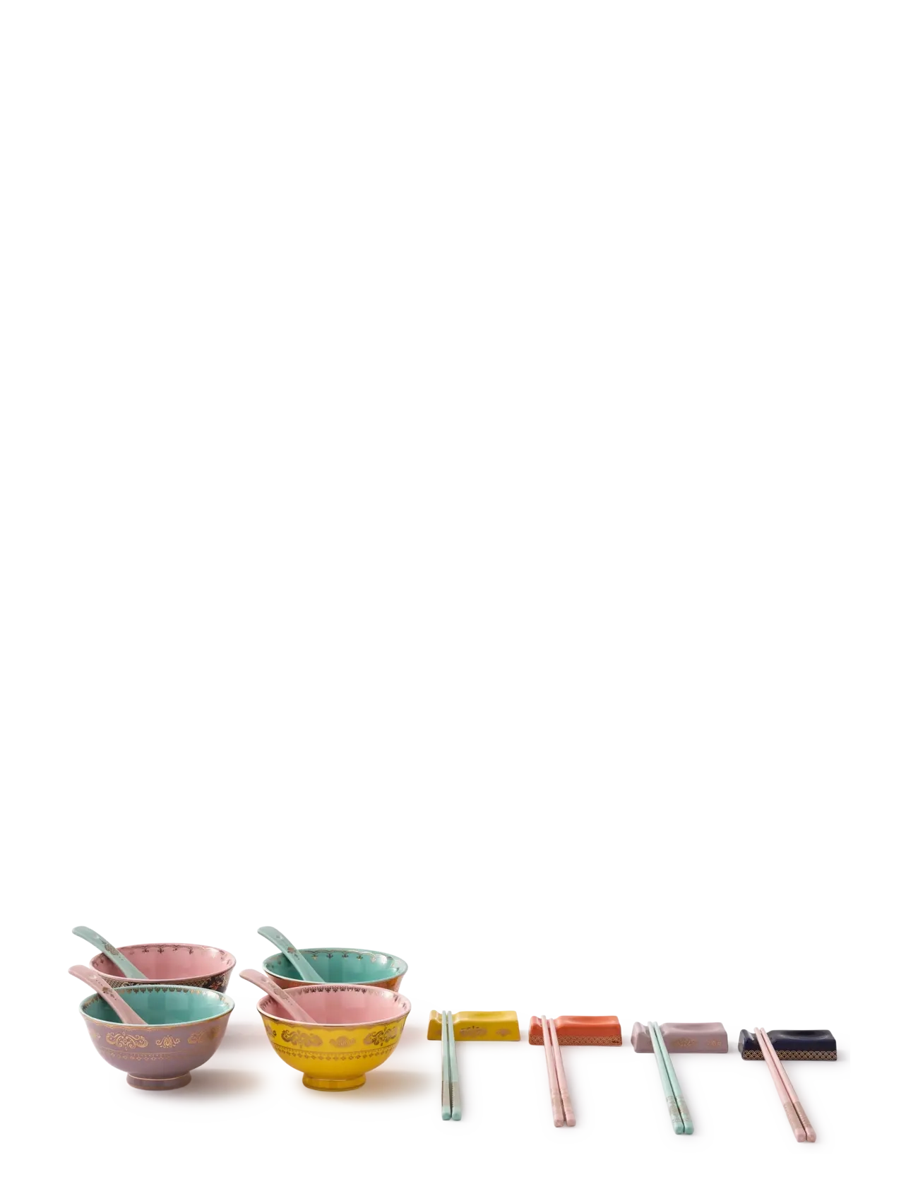 POLSPOTTEN - Asian grandpa set 4 - multi-colour - 2