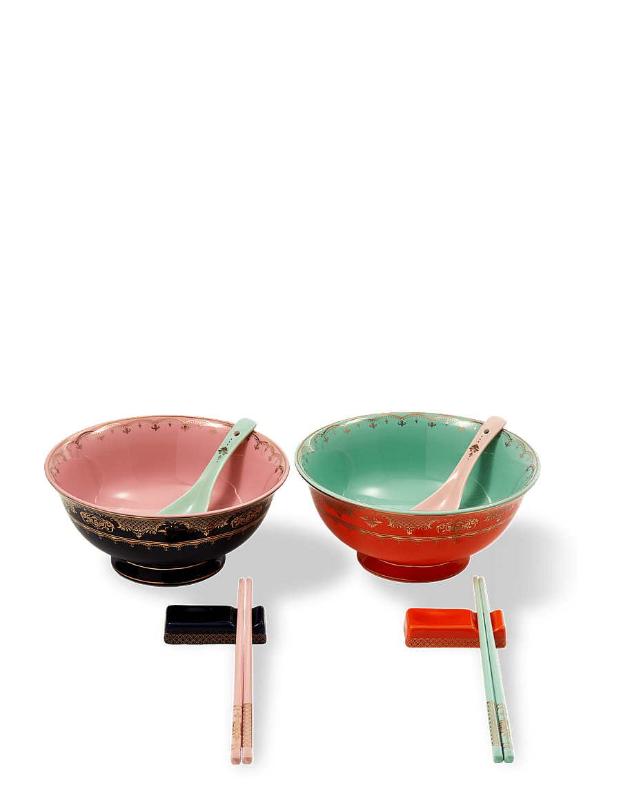 POLSPOTTEN - ramen set grandpa set2 - geschirrsets & geschirrservice - multi-colour - 1