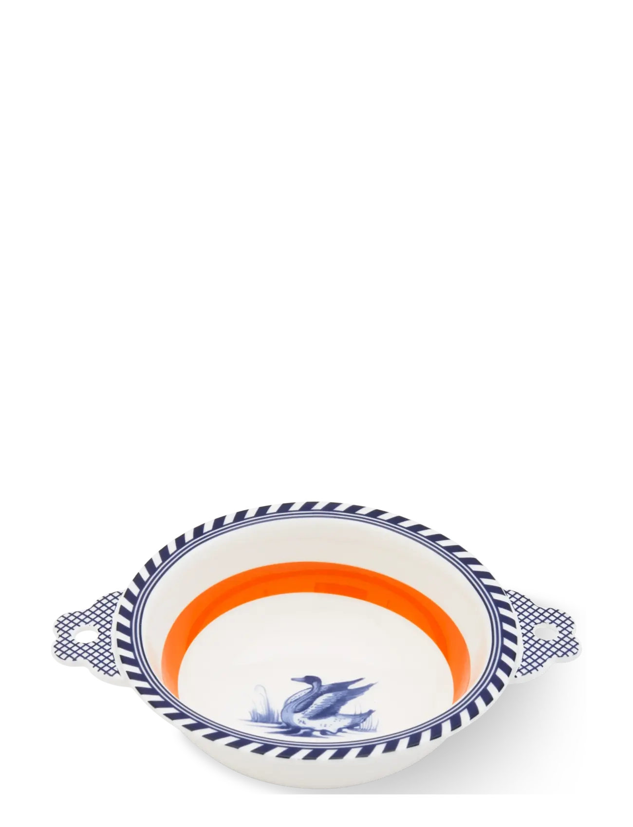 POLSPOTTEN bowl bird patterned  - Galda servēšanas piederumi - ORANGE / orange