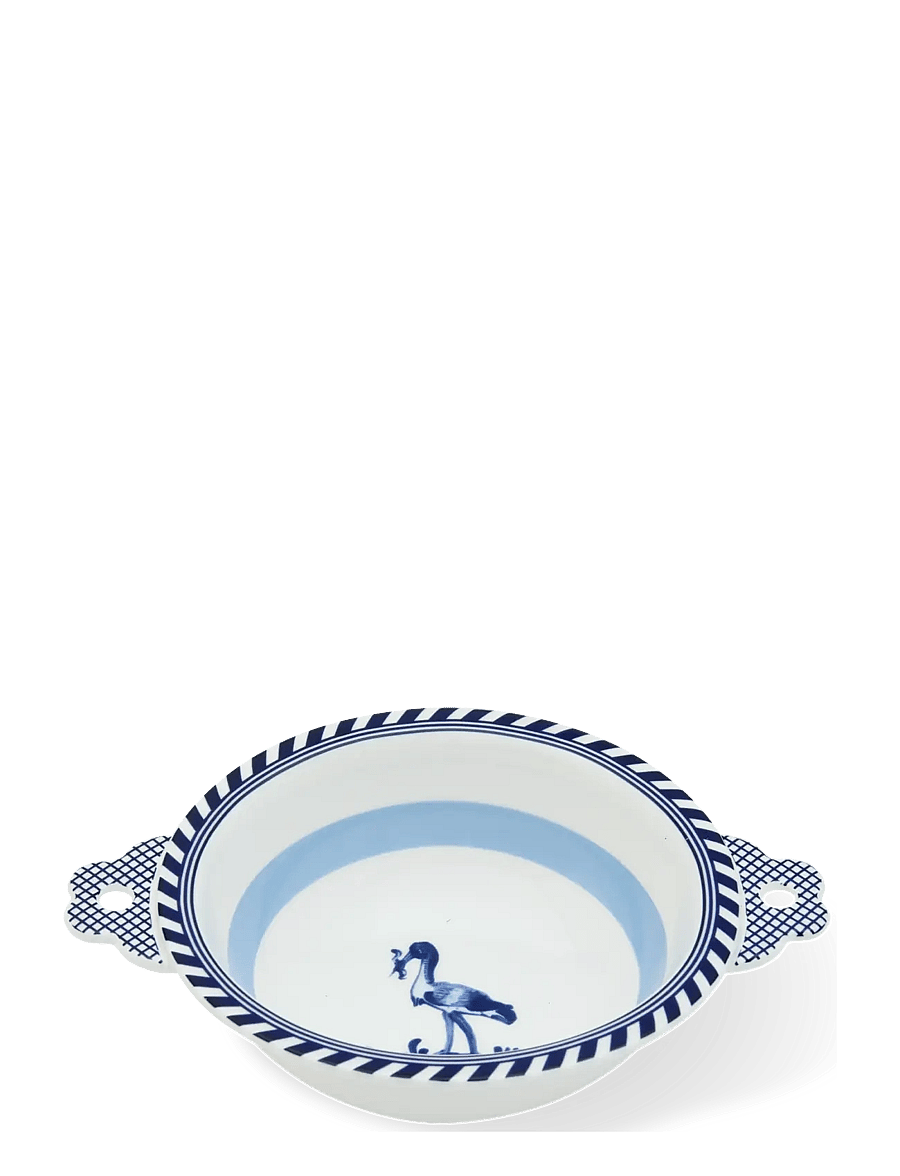 POLSPOTTEN - bowl bird patterned - müslischalen - dark blue - 2