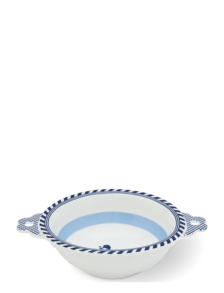 POLSPOTTEN - bowl bird patterned - müslischalen - dark blue - 3