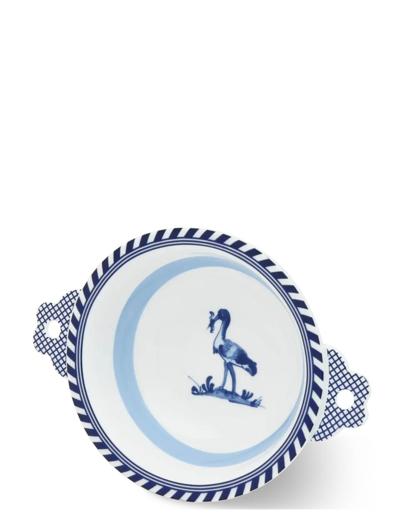 POLSPOTTEN - bowl bird patterned  - müslischalen - dark blue - 4