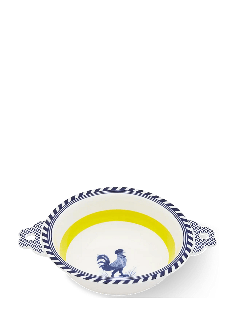 POLSPOTTEN - bowl bird patterned - müslischalen - yellow - 1