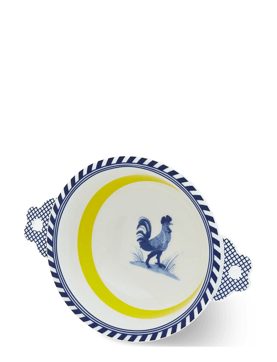 POLSPOTTEN - bowl bird patterned - müslischalen - yellow - 4