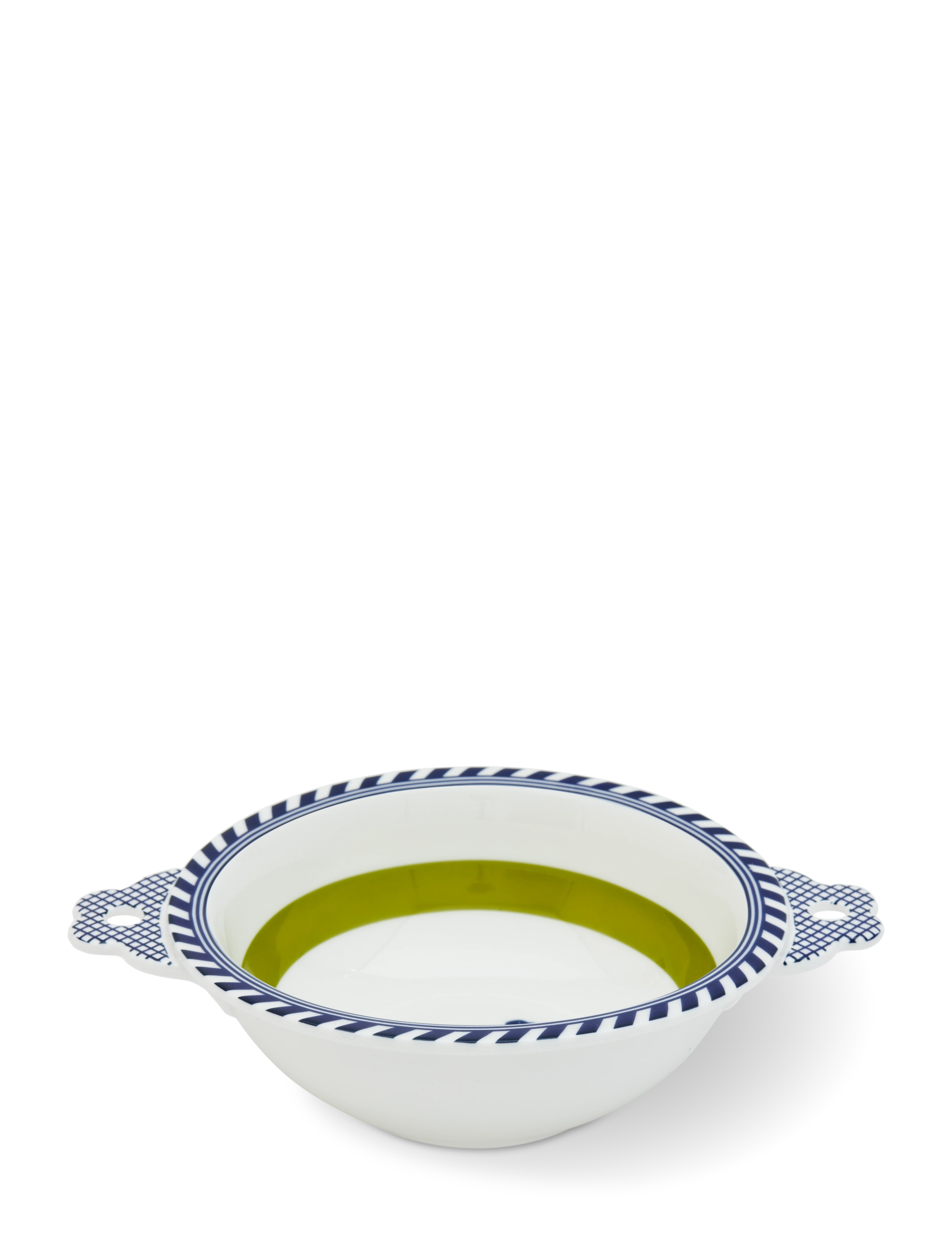 POLSPOTTEN - bowl bird patterned  - müslischalen - dark green - 3