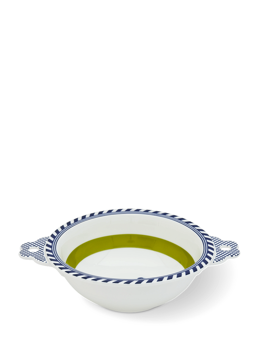 POLSPOTTEN - bowl bird patterned - müslischalen - dark green - 3