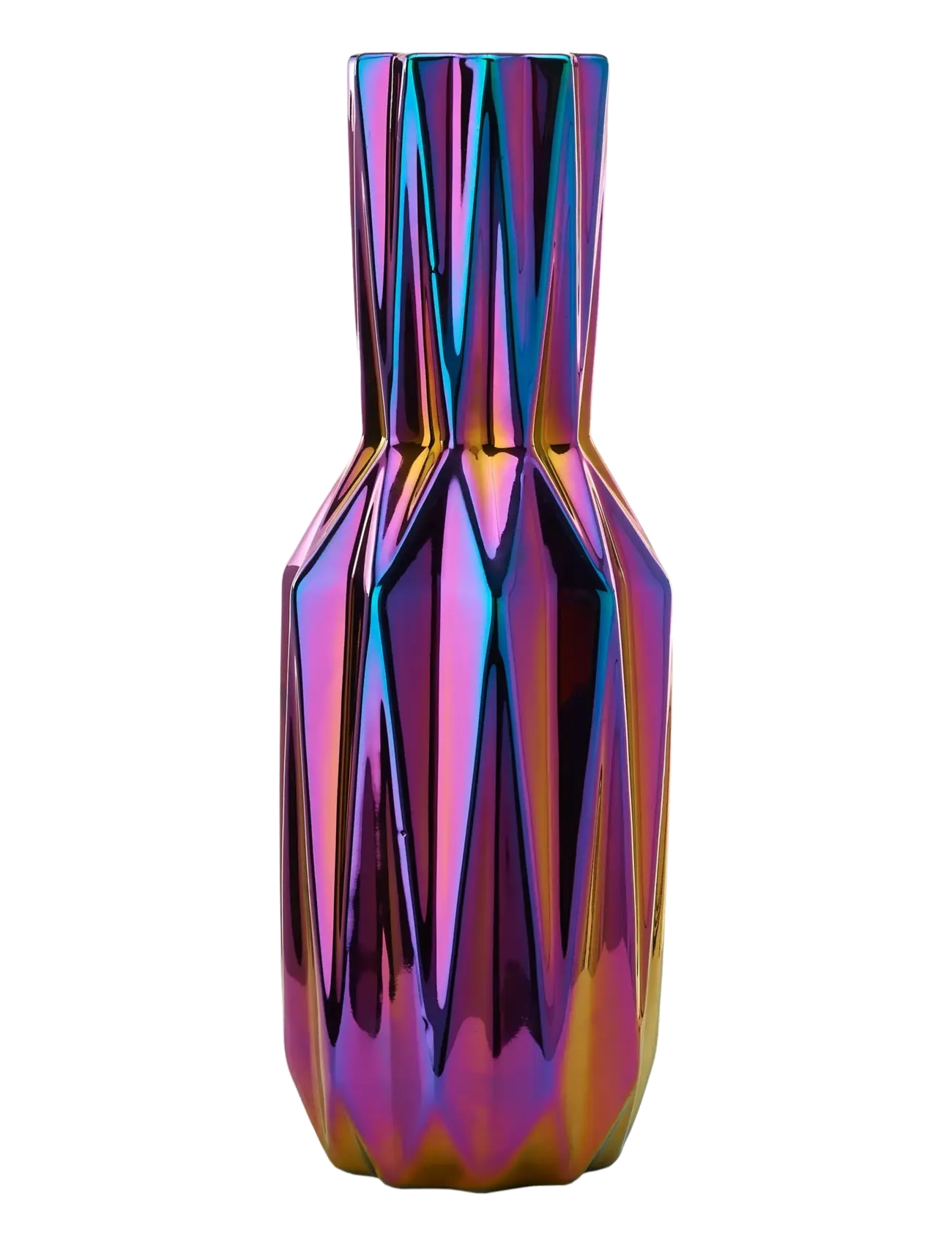 POLSPOTTEN Vase Oily, Vase, Multi/mønstret, Str: H41.5CM