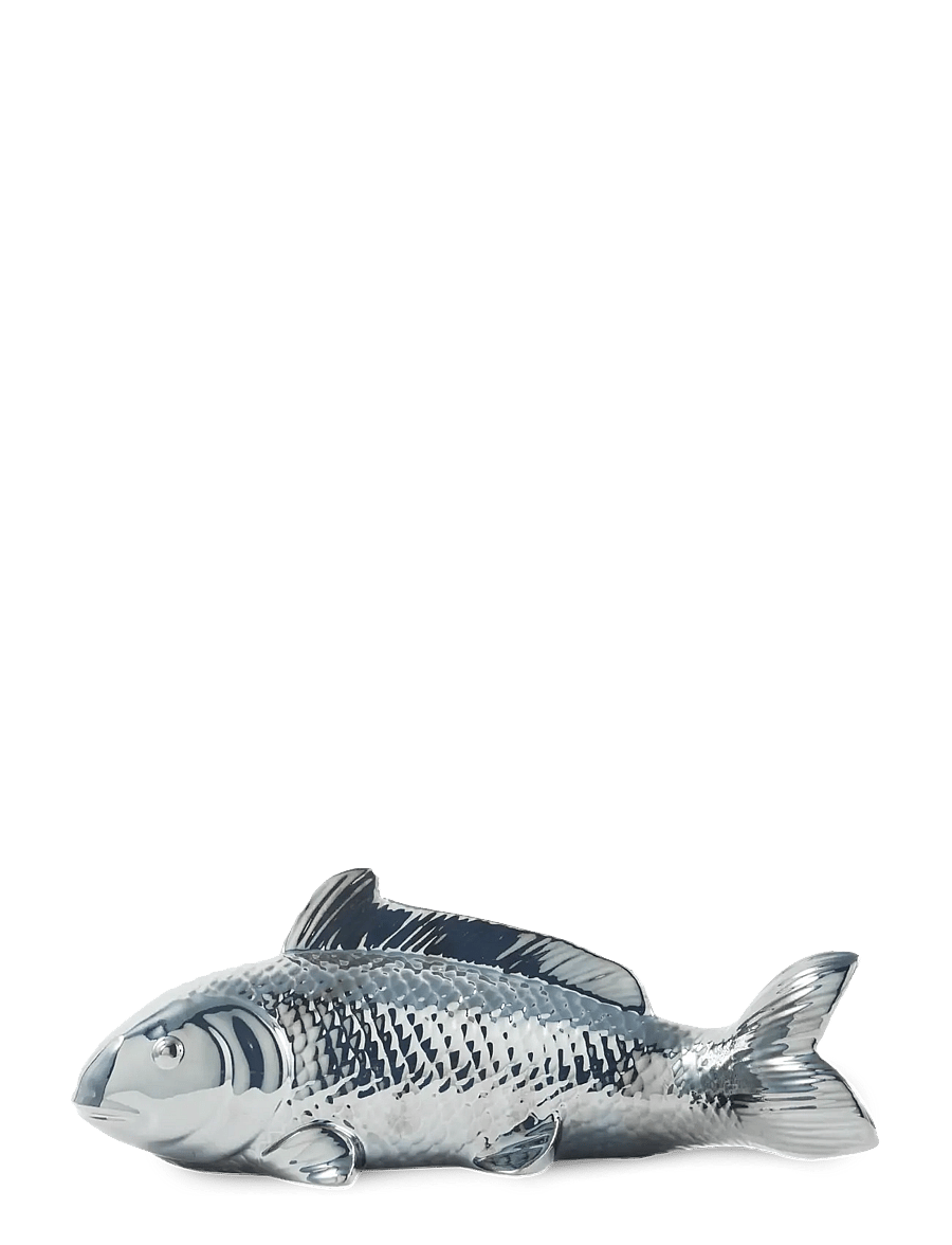 POLSPOTTEN - moneybox fish metallic - dark grey - 3