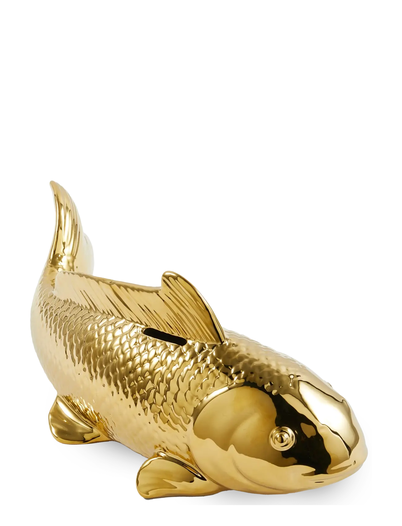 POLSPOTTEN moneybox fish gold - Kodusisustus - GOLD / gold