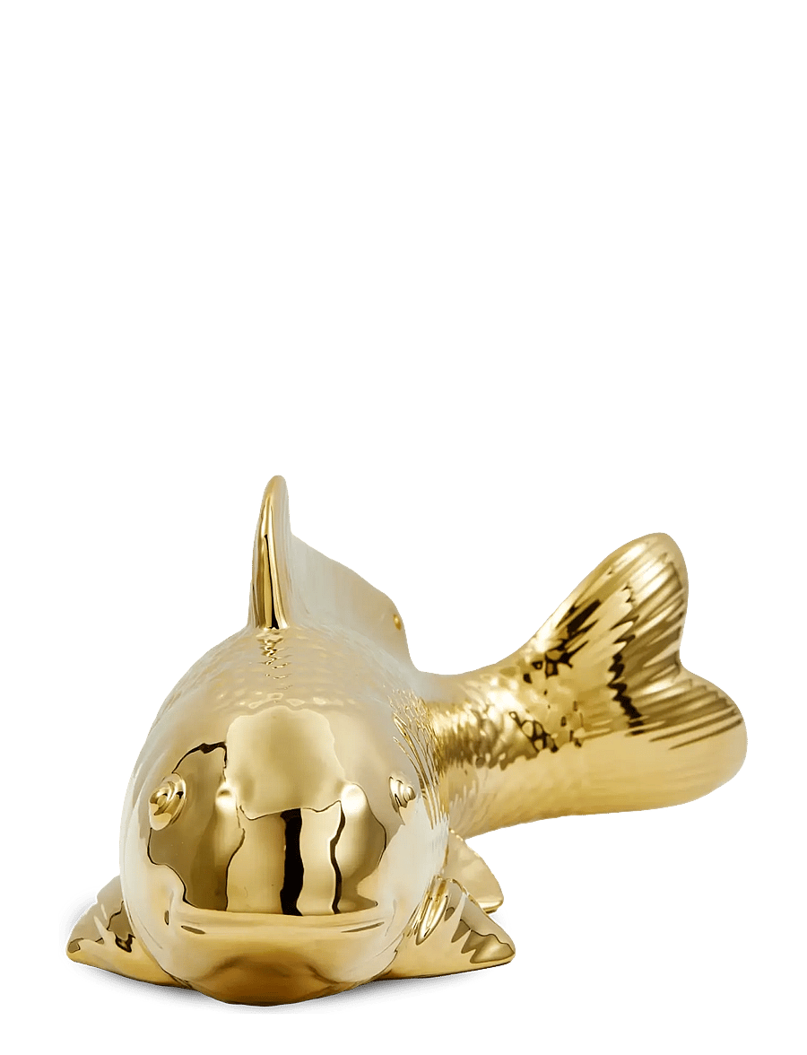 POLSPOTTEN - moneybox fish gold - gold - 4