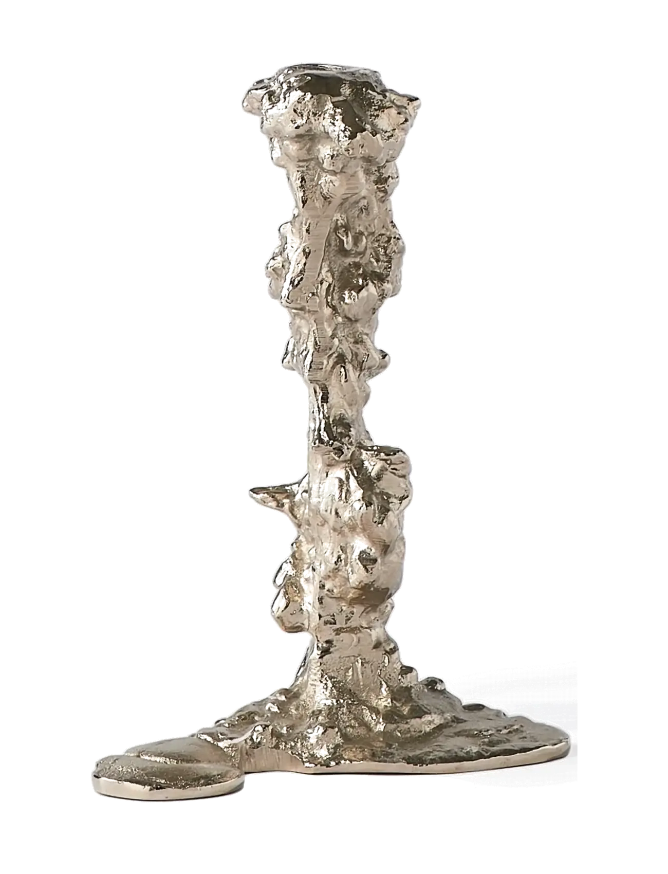 POLSPOTTEN - Drip candle holder  - lysestager - silver - 2
