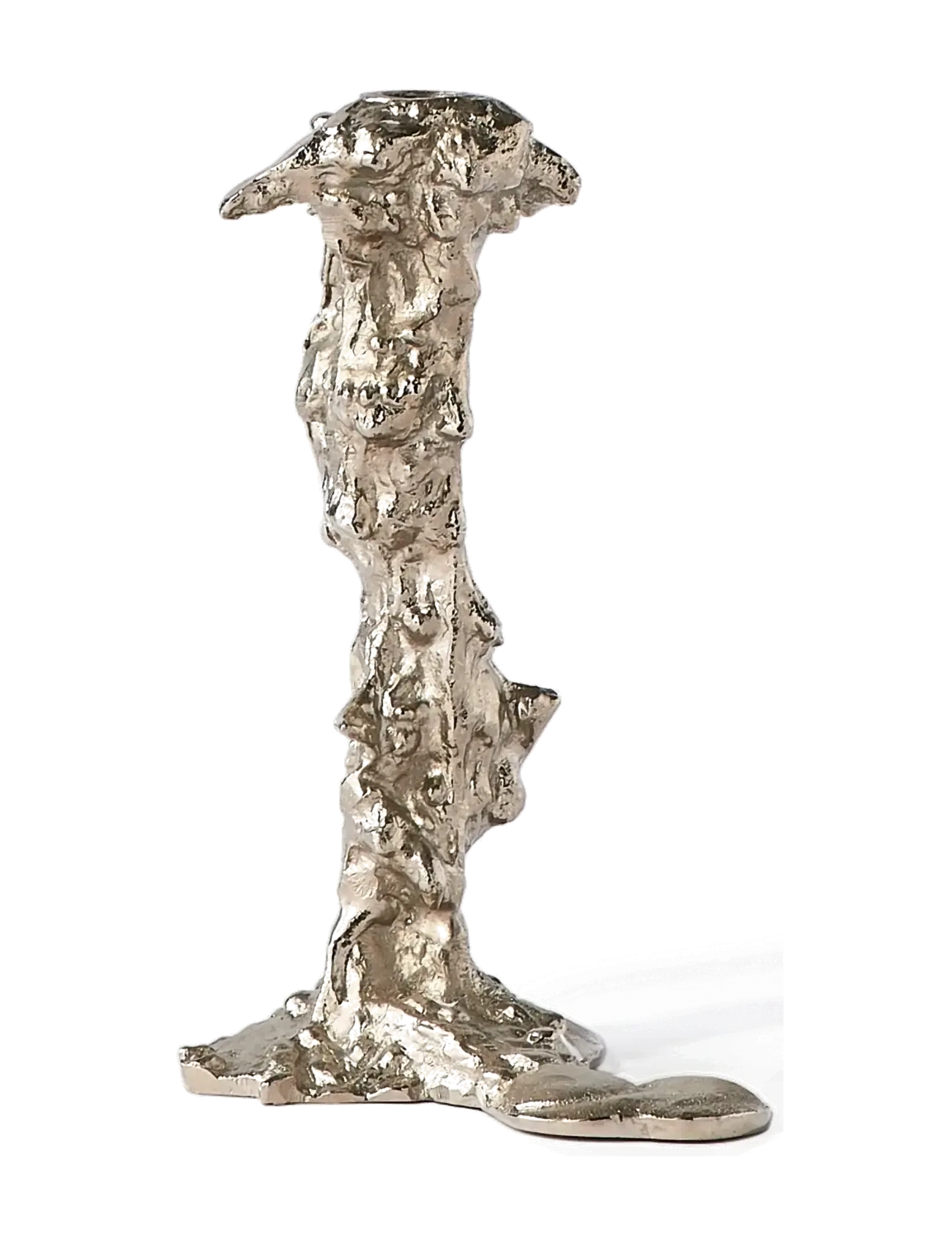 POLSPOTTEN - Drip candle holder  - lysestager - silver - 3