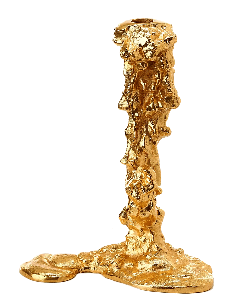POLSPOTTEN - Drip candle holder - kerzenständer - gold - 1