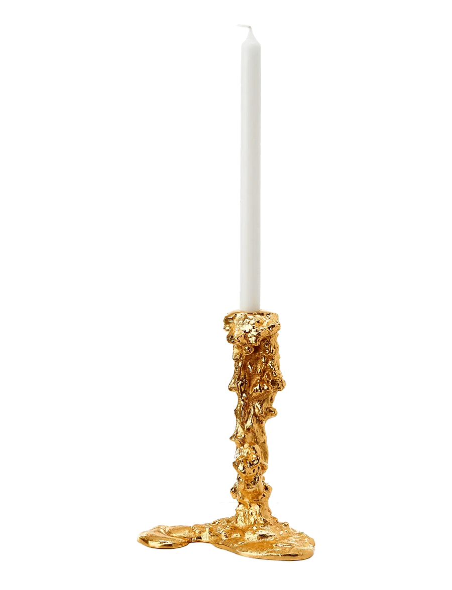 POLSPOTTEN - Drip candle holder - kerzenständer - gold - 2