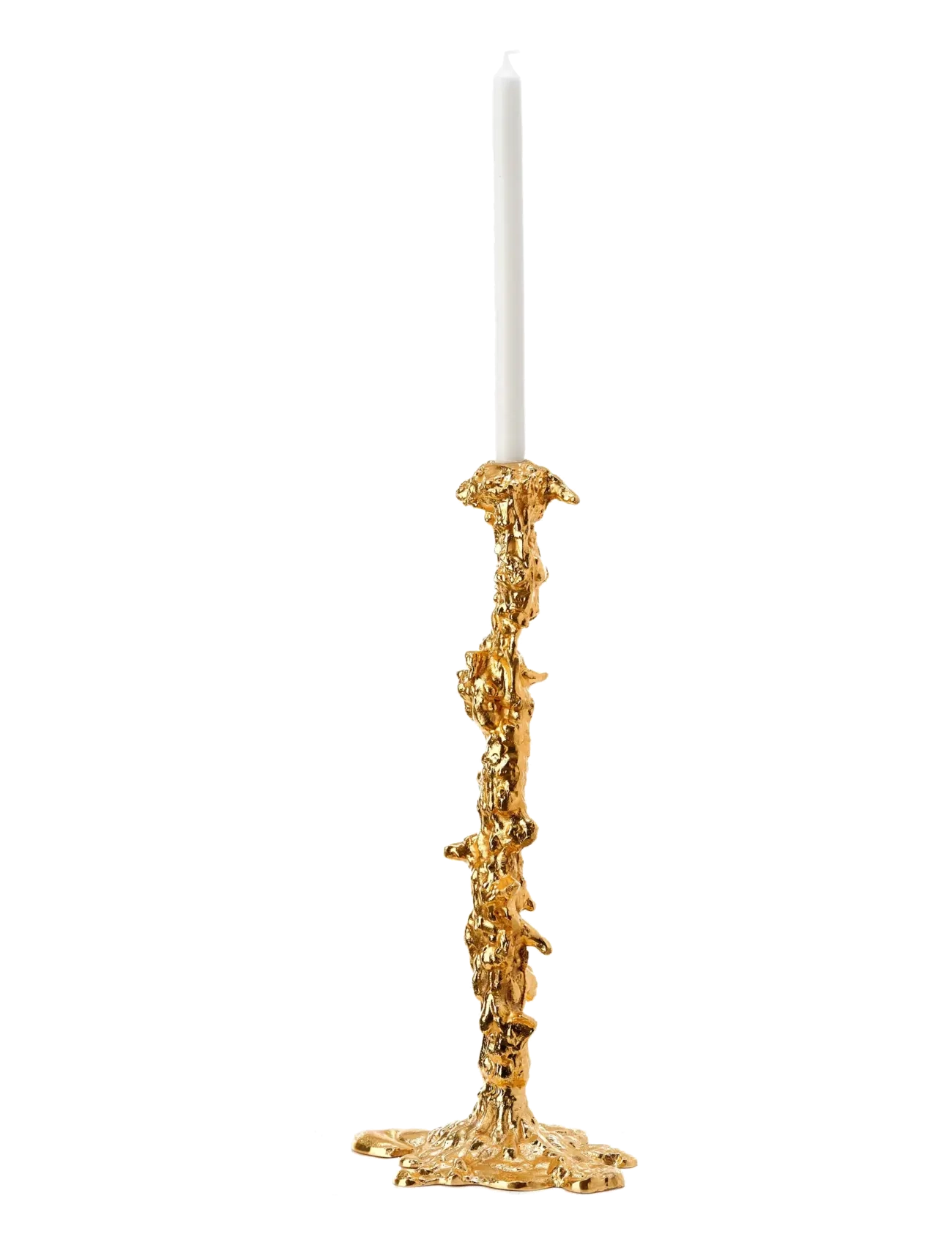 POLSPOTTEN - Drip candle holder  - gold - 2