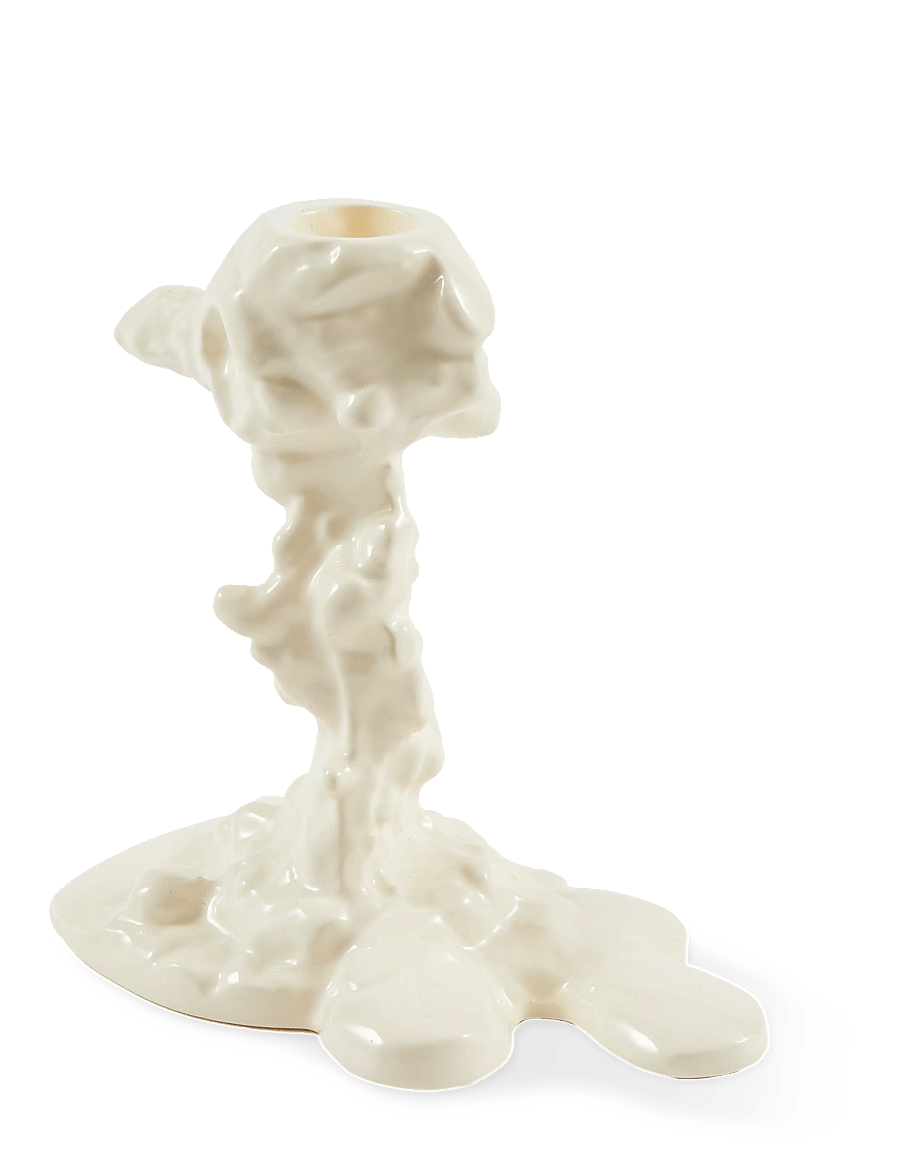 POLSPOTTEN - Drip candle holder - küünlajalad - white - 1
