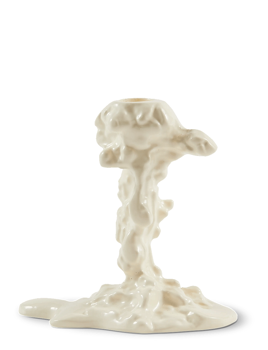 POLSPOTTEN - Drip candle holder - küünlajalad - white - 4