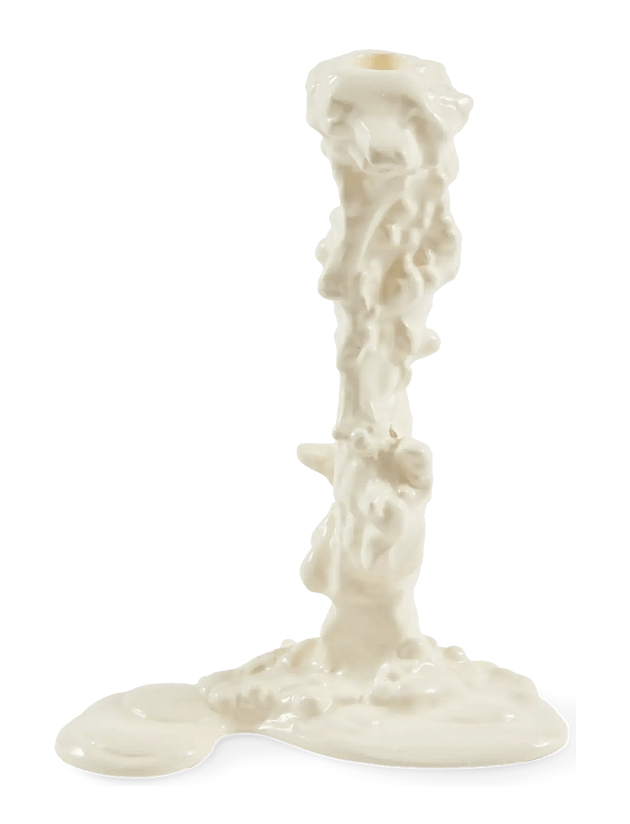 POLSPOTTEN - Drip candle holder - white - 1