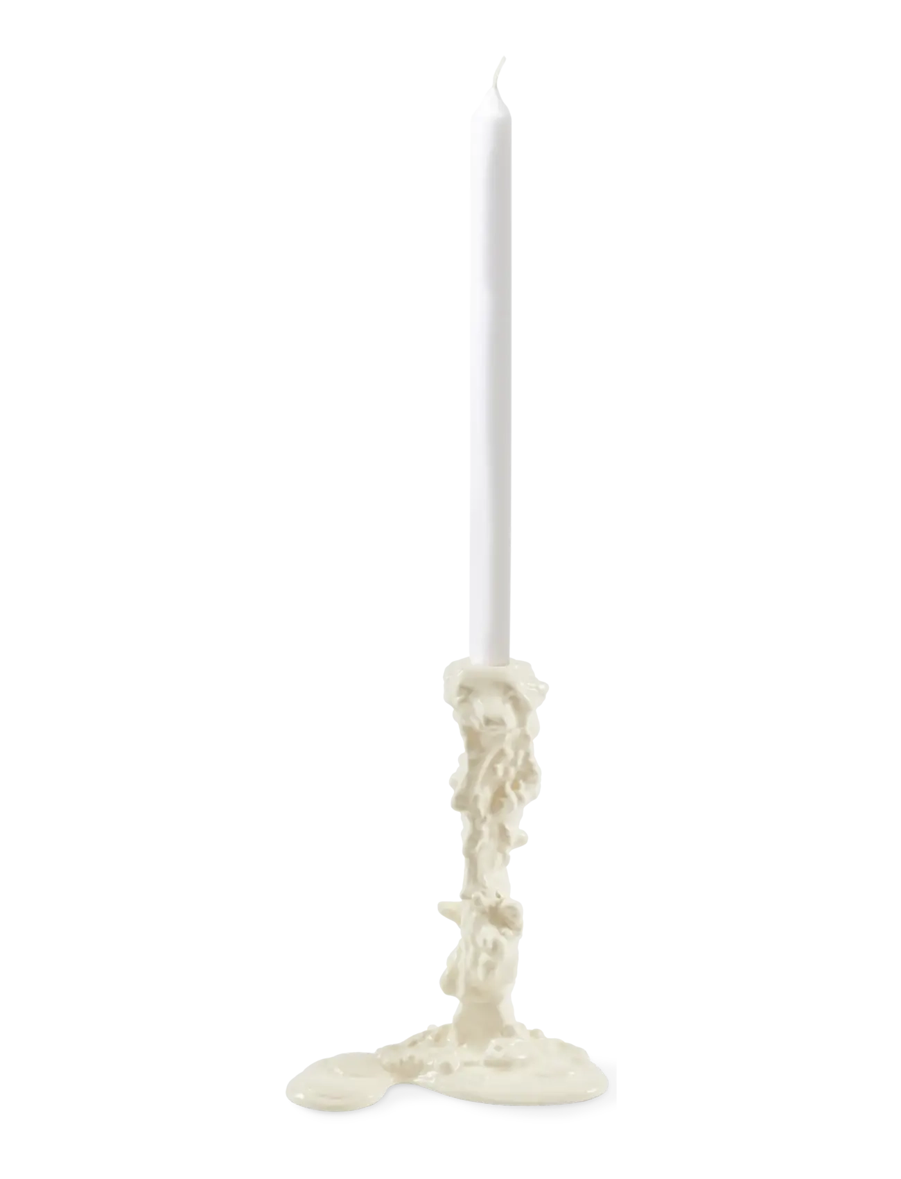 POLSPOTTEN - Drip candle holder  - white - 2