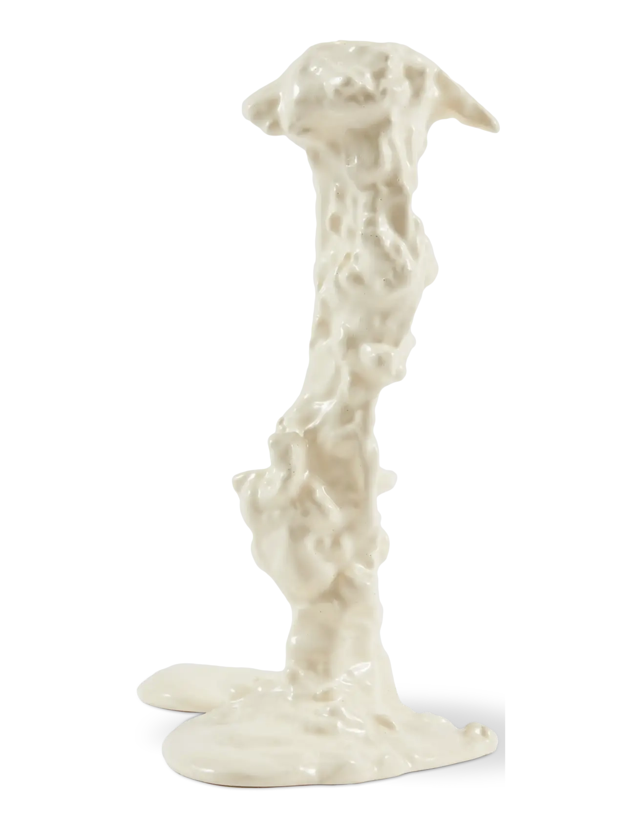 POLSPOTTEN - Drip candle holder  - white - 5