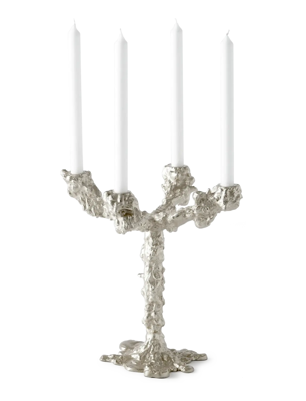 POLSPOTTEN - drip candle holder 4-arms - silver - 3