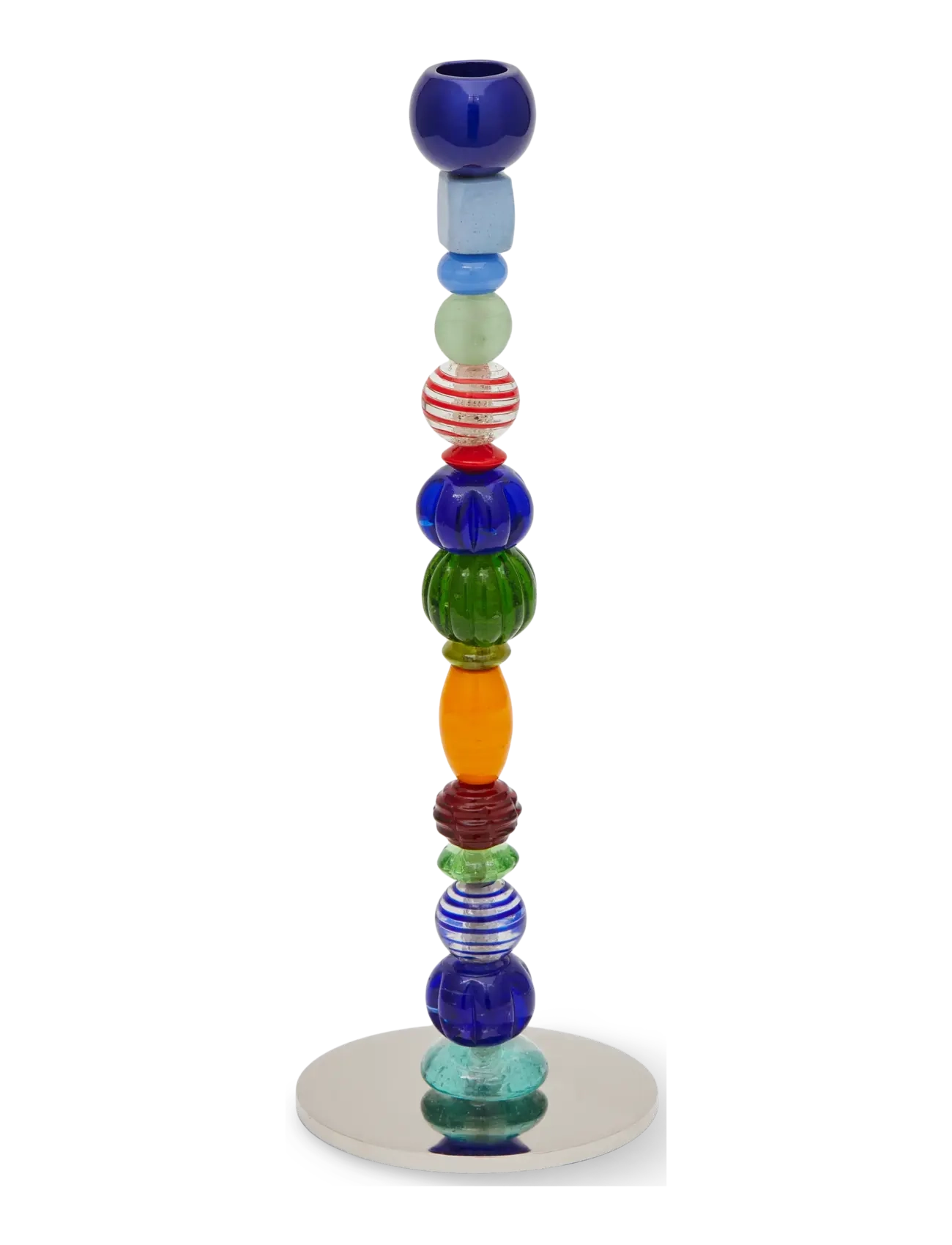 POLSPOTTEN candle holder beads multi-color S - Julegaver - MULTI-COLOUR / multi