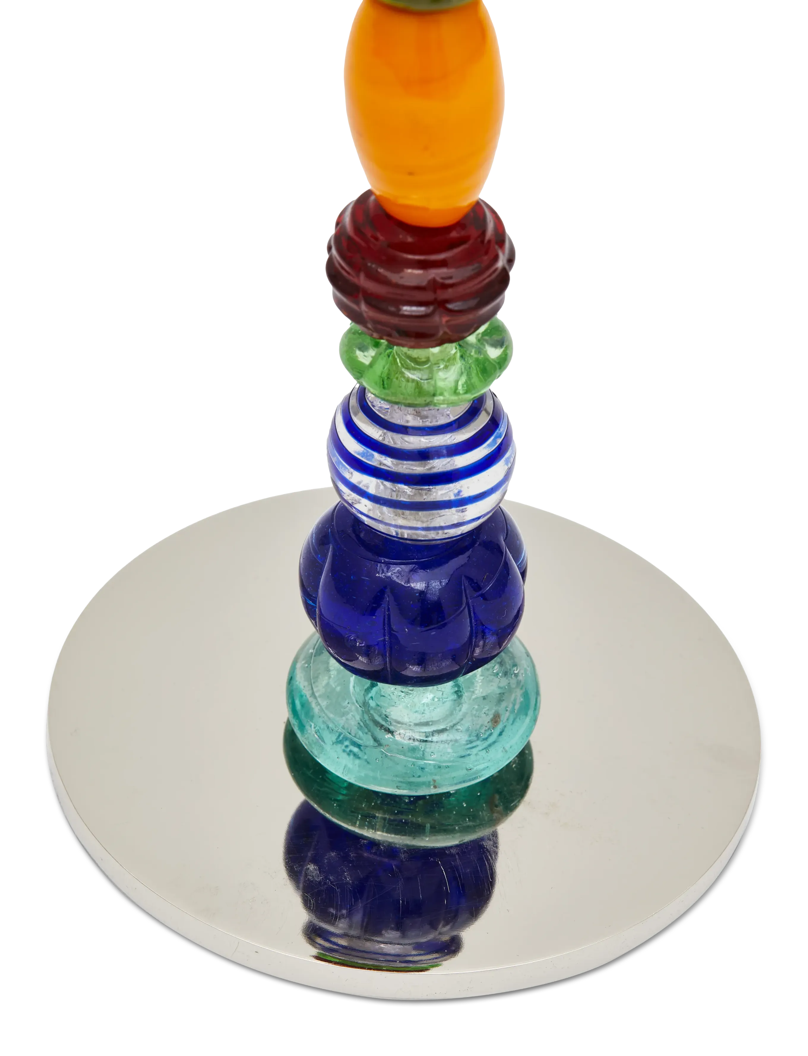 POLSPOTTEN - candle holder beads multi-color S - multi-colour - 4
