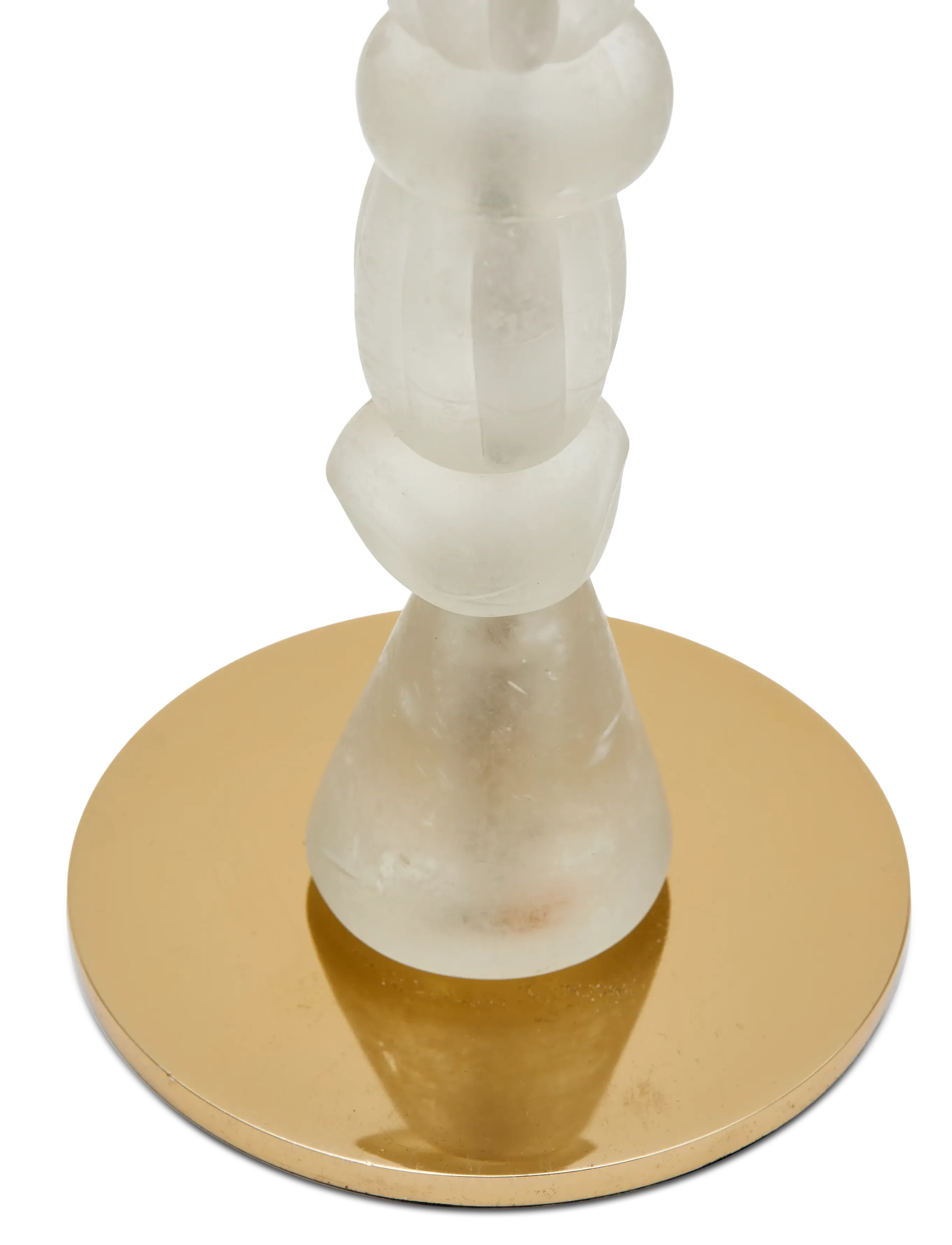 POLSPOTTEN - candle holder beads white S - white - 5