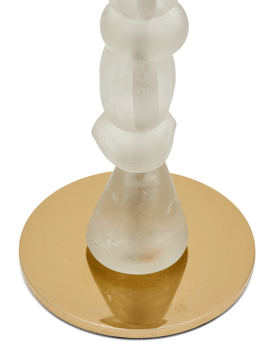 POLSPOTTEN - candle holder beads white S - white - 5