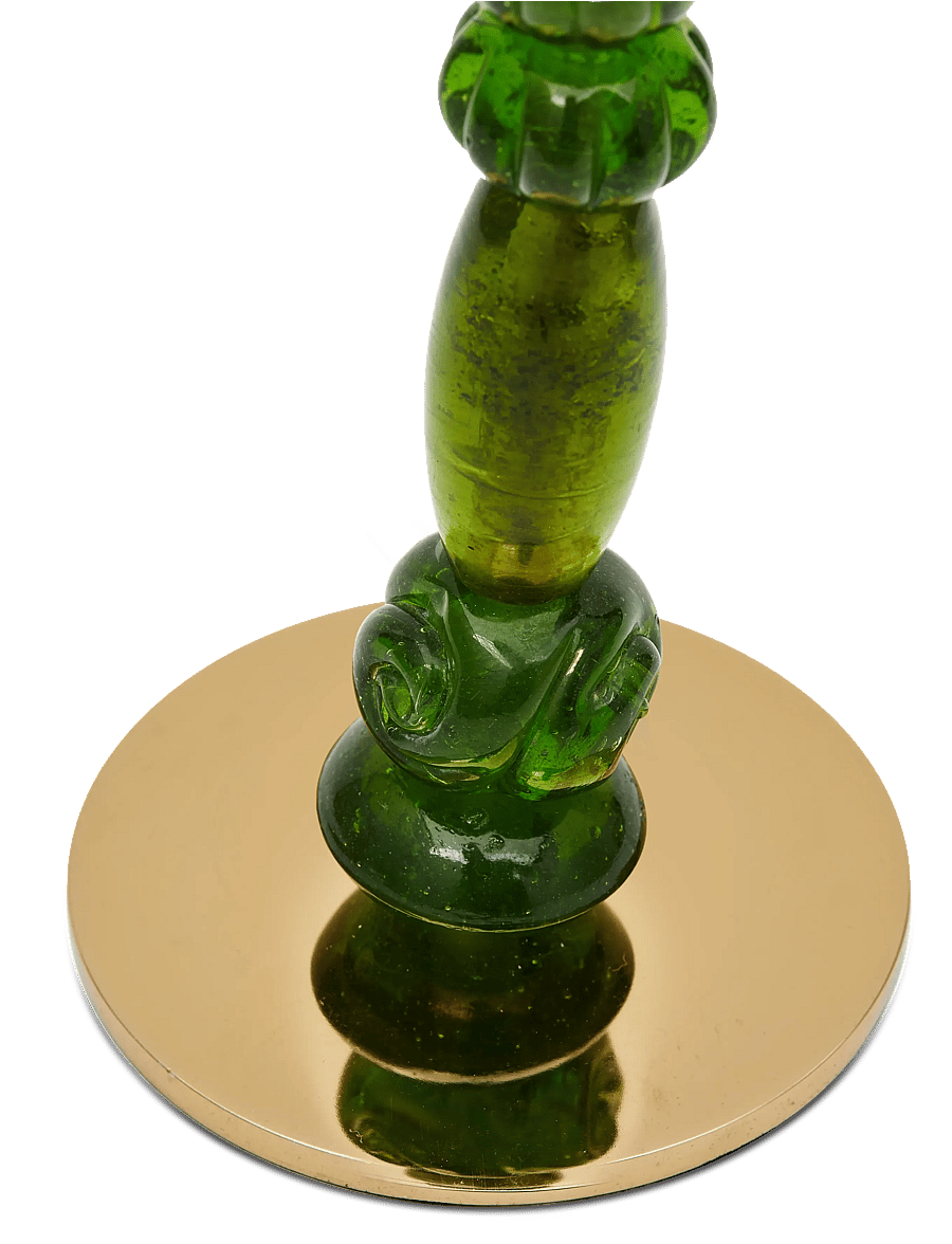 POLSPOTTEN - candle holder beads dark green S - dark green - 3