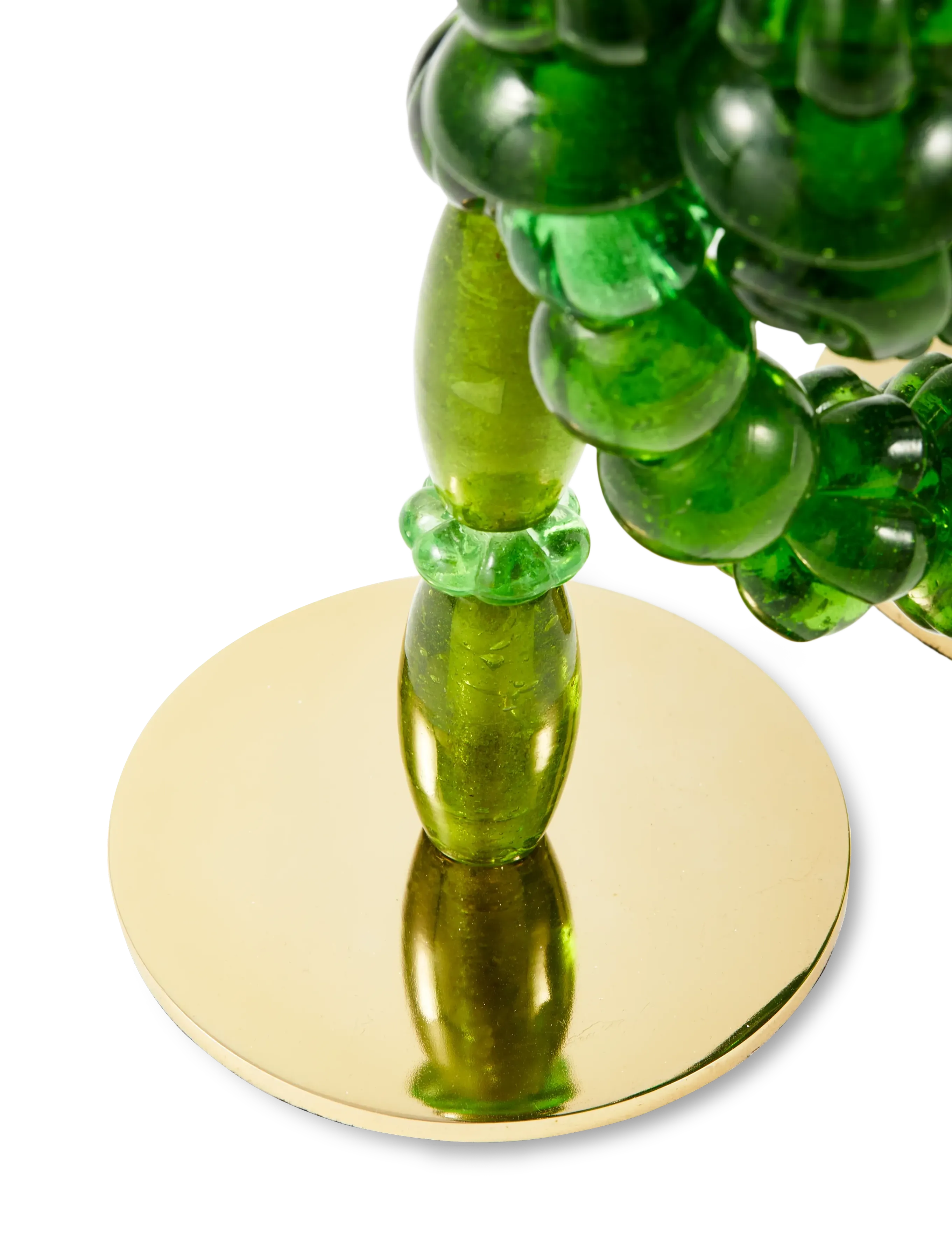 POLSPOTTEN - candle holder beads - kerzenständer - dark green - 5