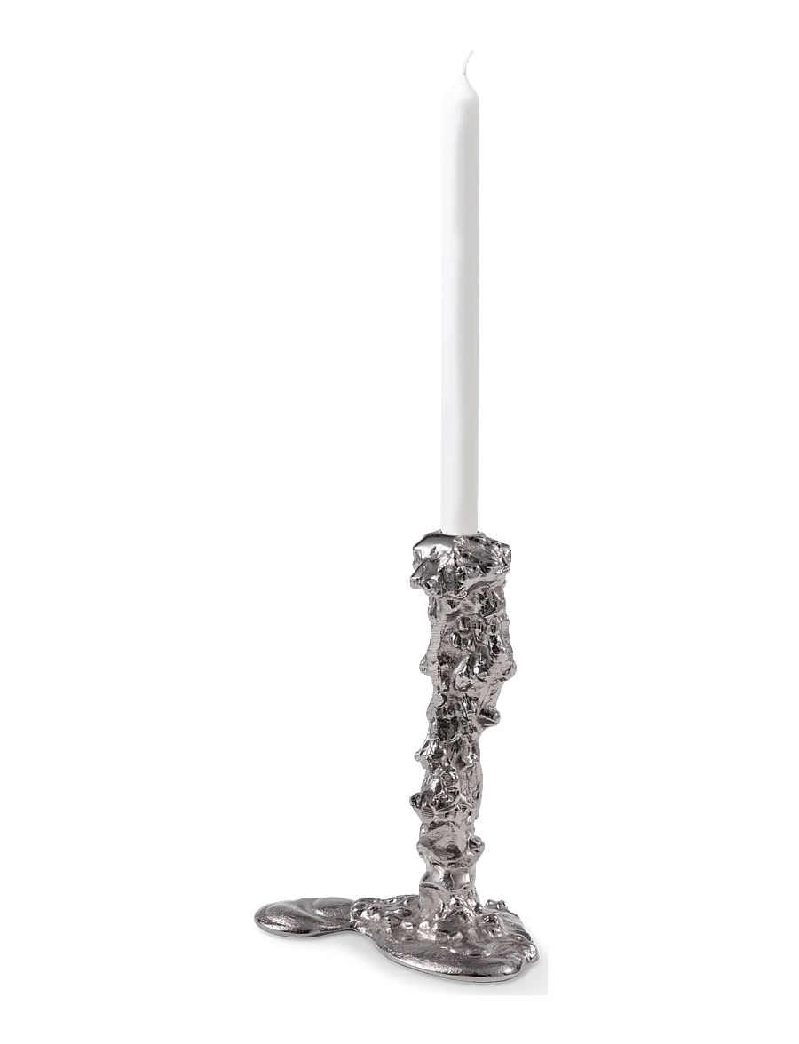 POLSPOTTEN - Drip candle holder - dark grey - 2