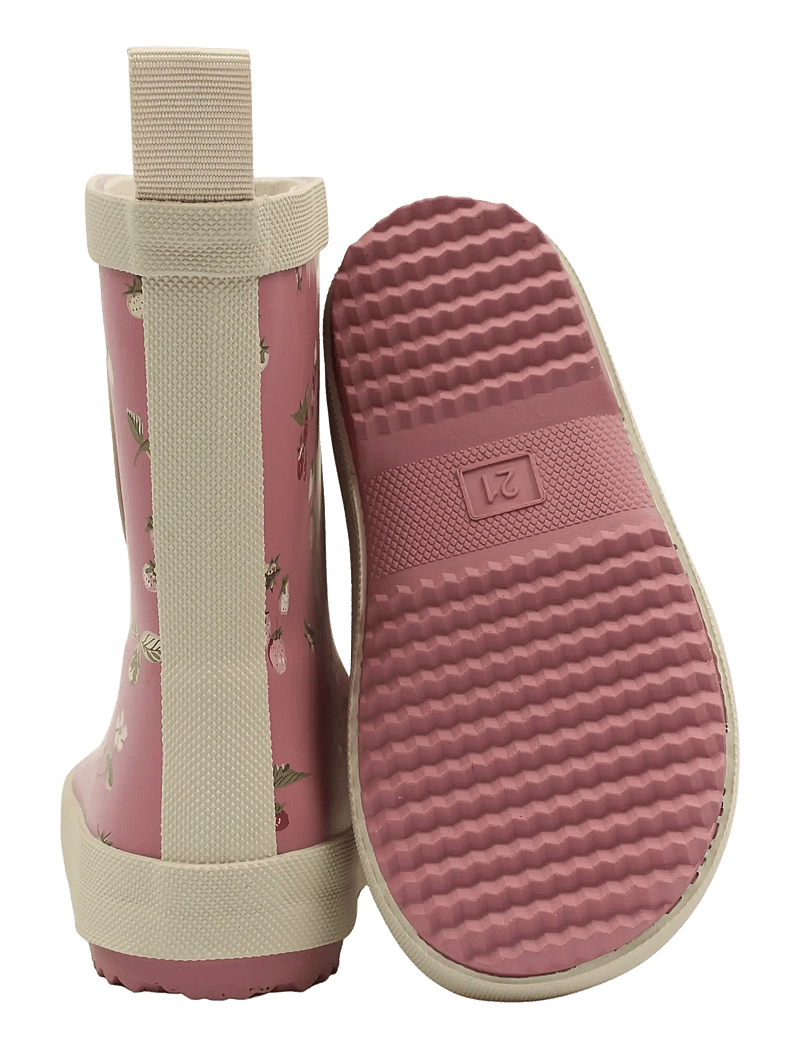 Pom Pom - PMBliss Gumboots AOP - gummistøvler uden for - dusty rose strawberry aop - 3