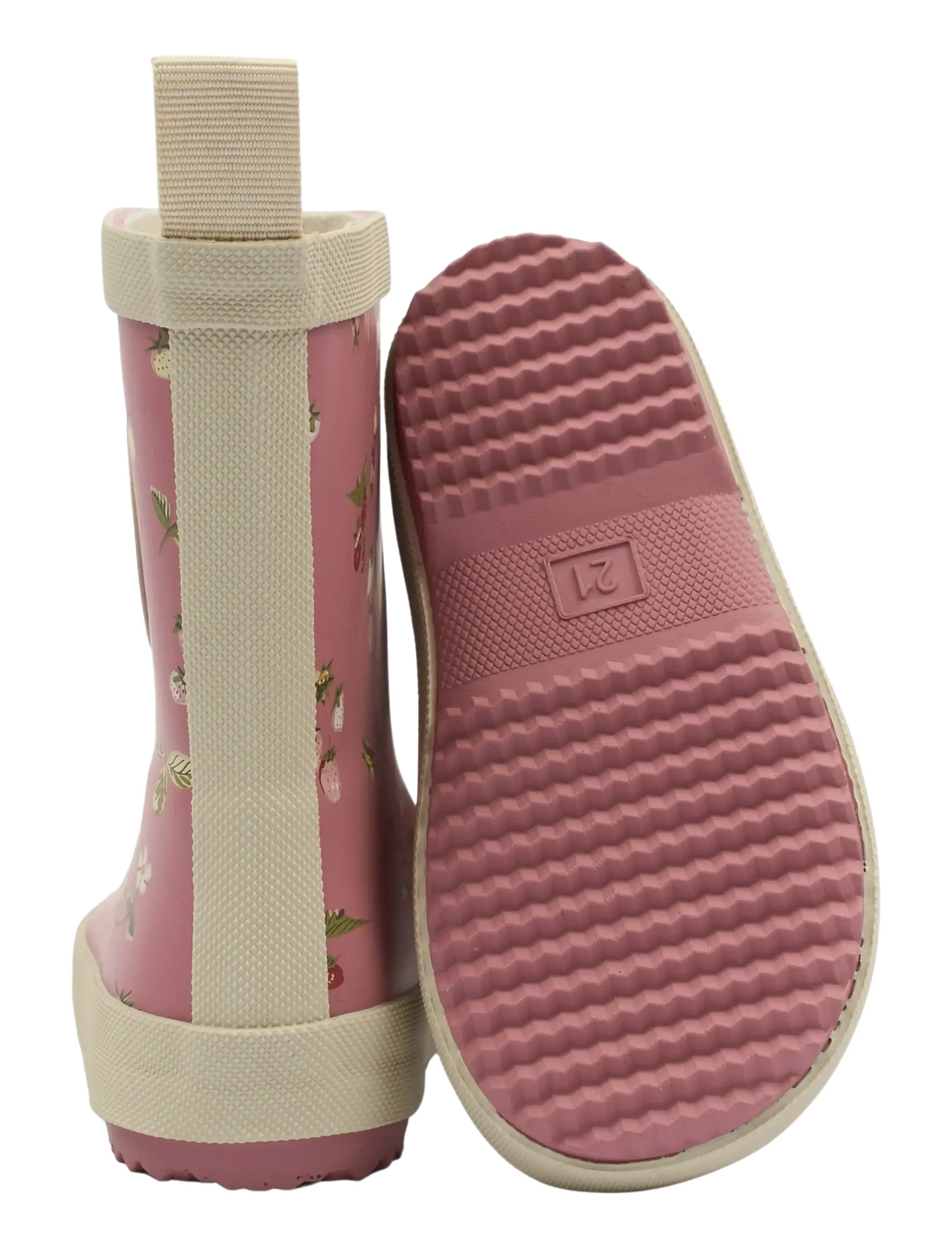 Pom Pom - PMBliss Gumboots AOP - gummistøvler uden for - dusty rose strawberry aop - 3