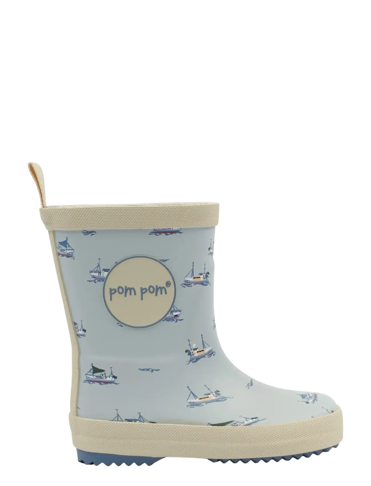 Pom Pom - PMBliss Gumboots AOP - voodrita kummikud - pearl blue boat aop - 1
