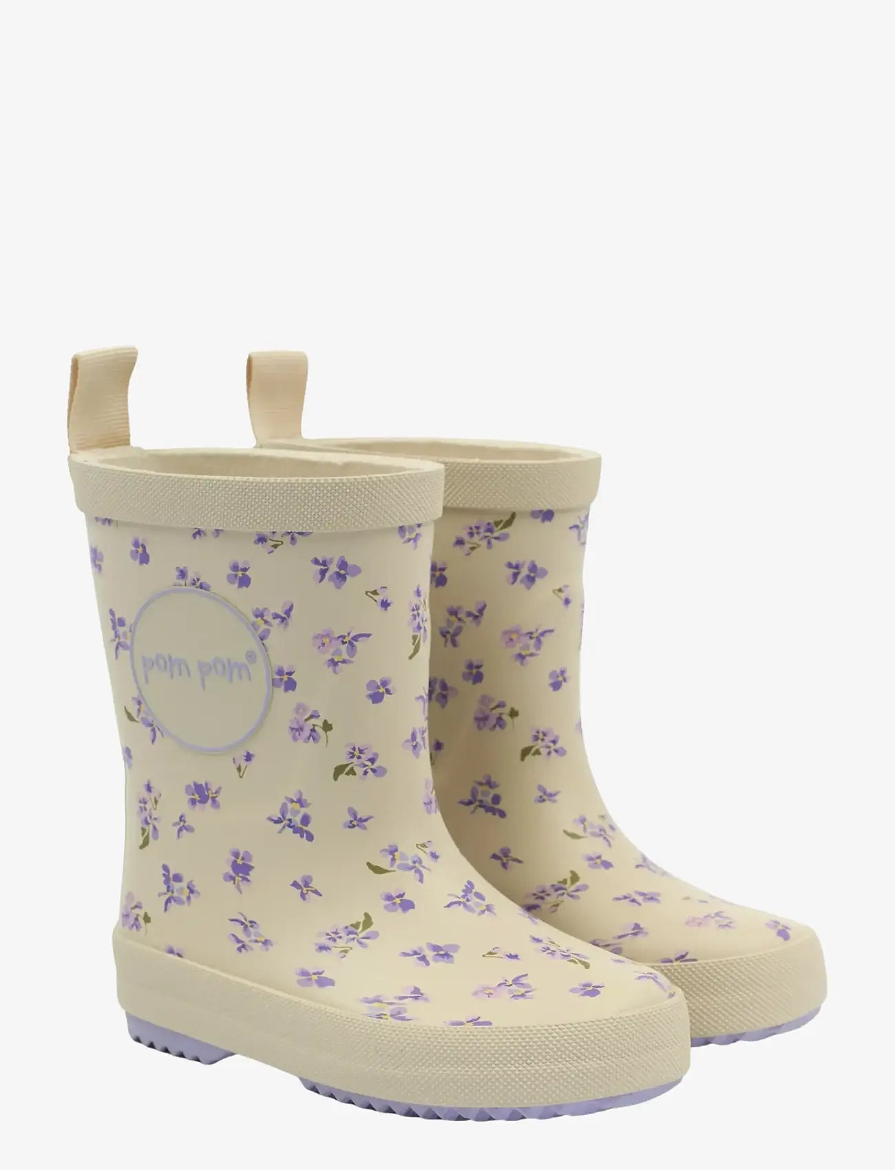Pom Pom - PMBliss Gumboots AOP - gummistøvler uden for - viola aop - 1