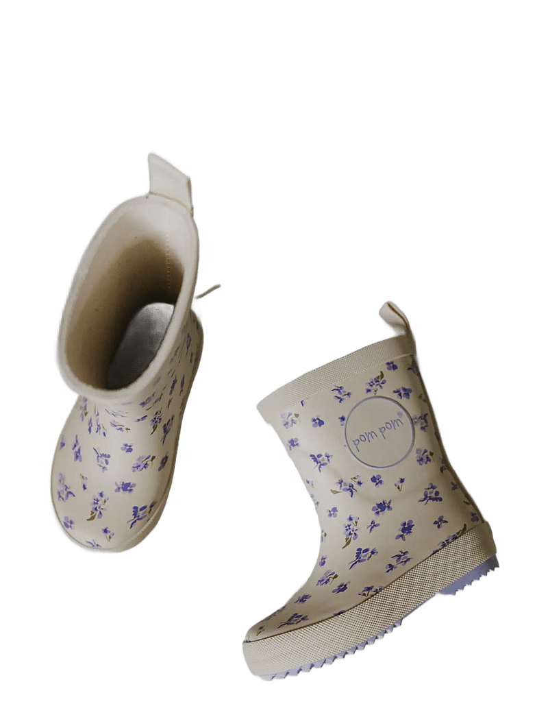 Pom Pom - PMBliss Gumboots AOP - gummistøvler uden for - viola aop - 3