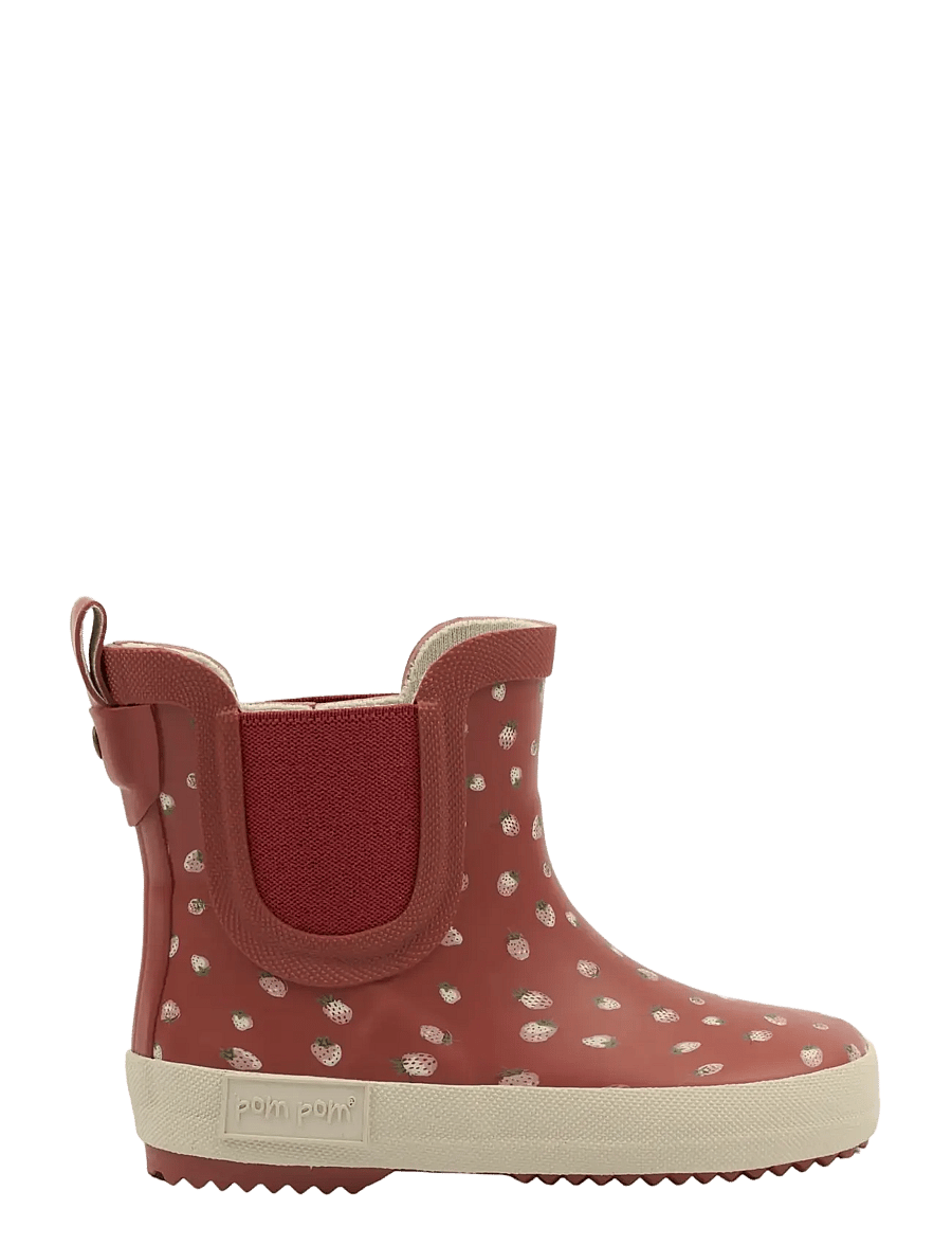 Pom Pom - PMLook Gumboots Ankle - voodrita kummikud - strawberry dot - 2