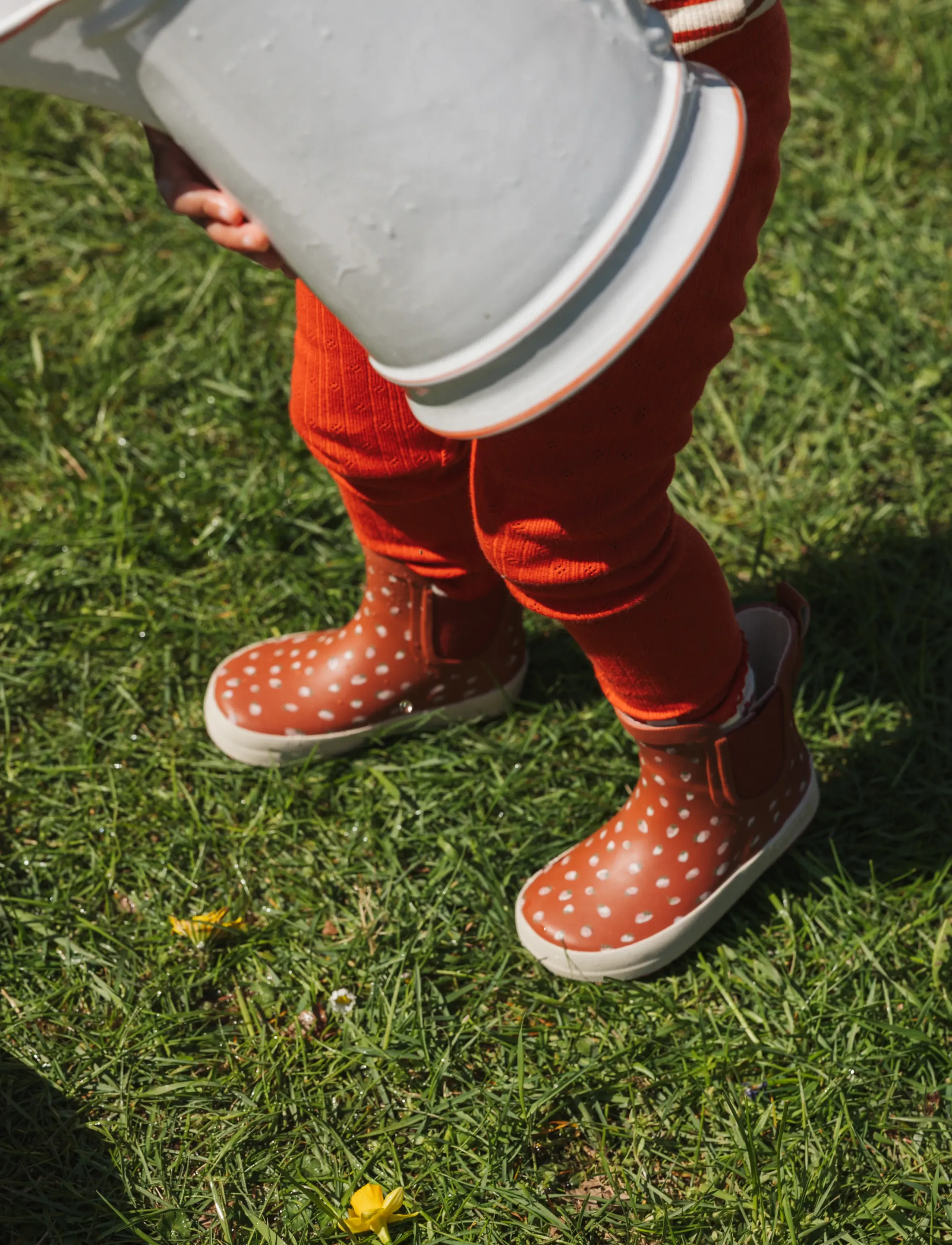 Pom Pom Pmlook Gumboots Ankle, Børn, Jordbærprint Ankel Gummistøvler, Str: 28