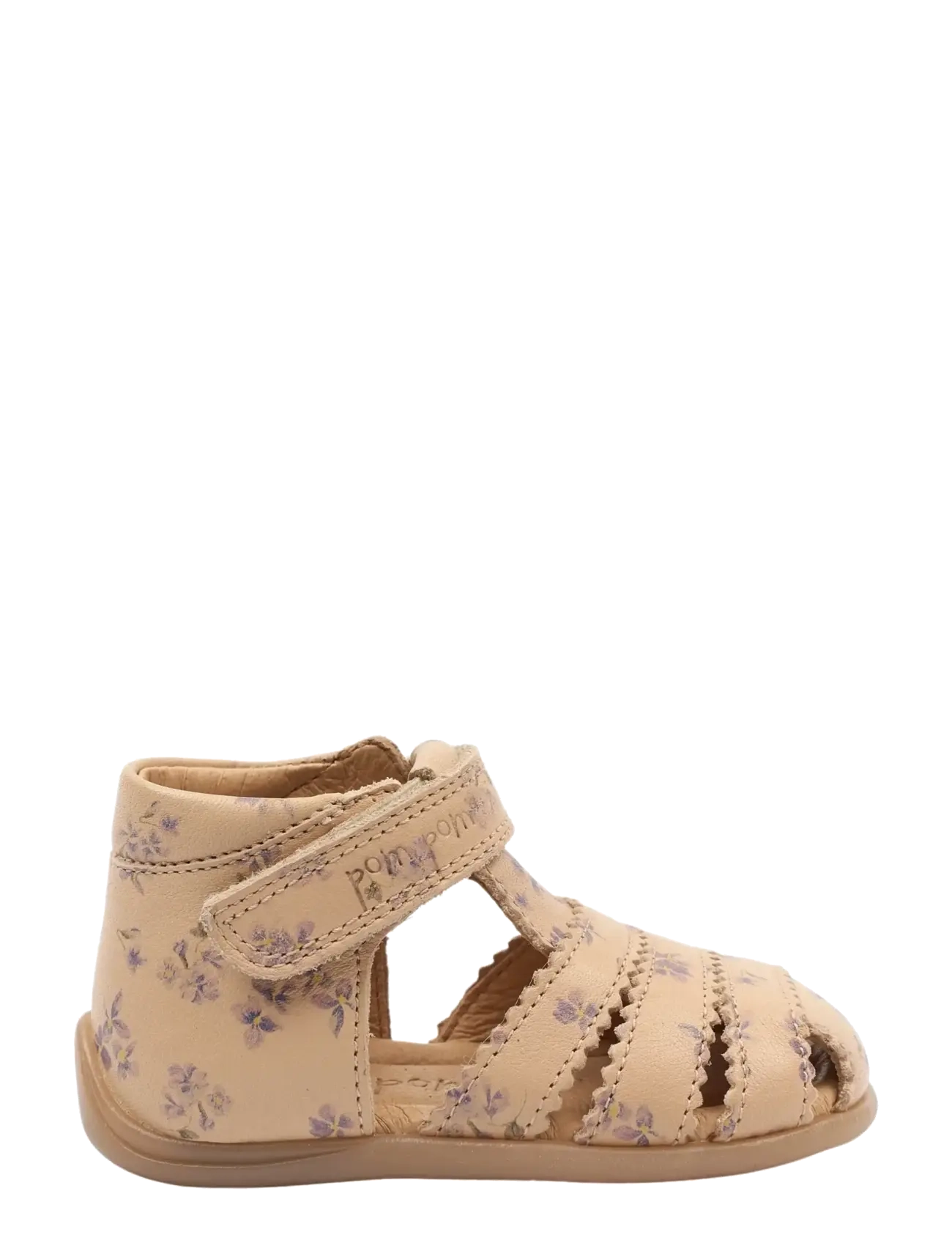 Pom Pom - PMPi Starter Scallop Sandal - lastele, kes veel ei käi - fog viola aop - 2